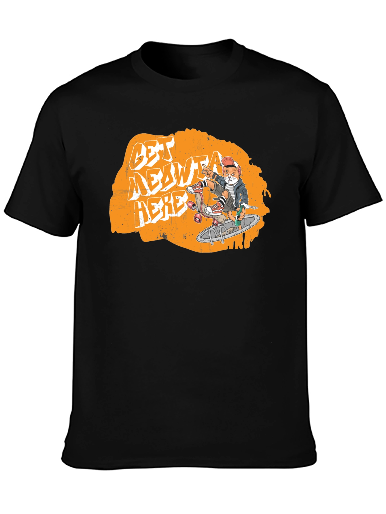 Cool Cat Skateboard T-Shirt