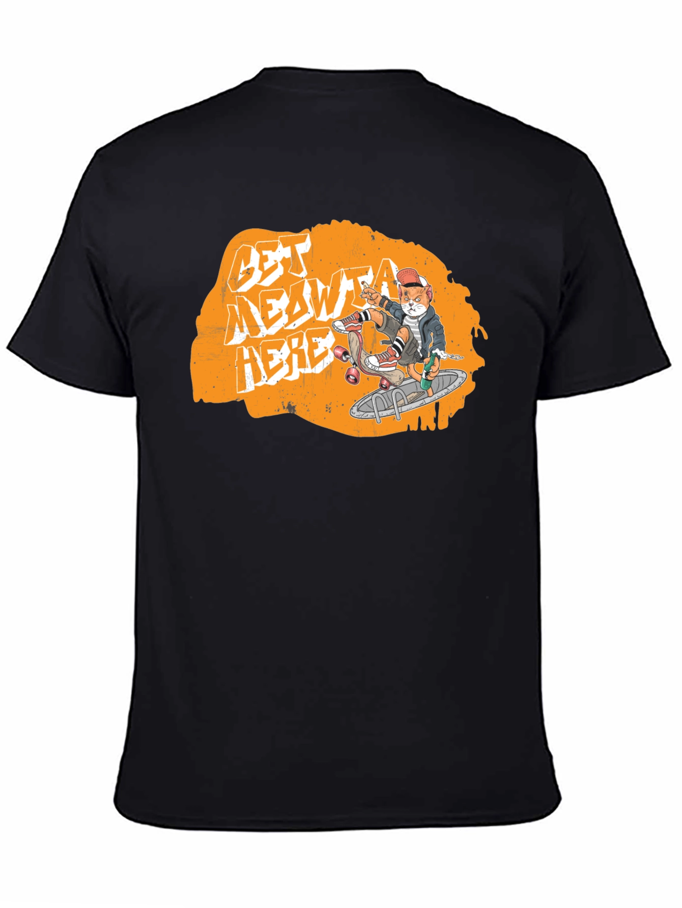 Cool Cat Skateboard T-Shirt