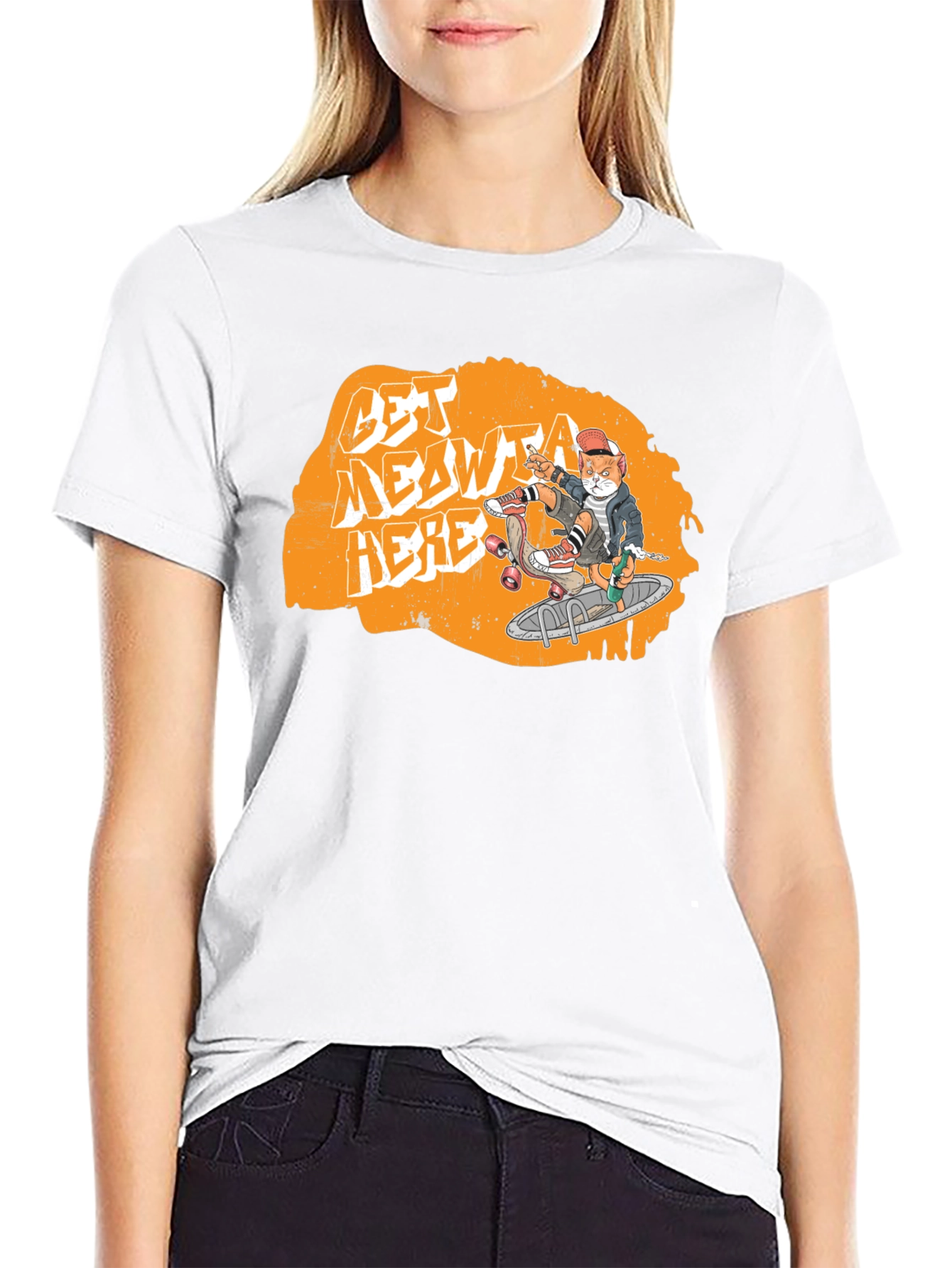Cool Cat Skateboard T-Shirt