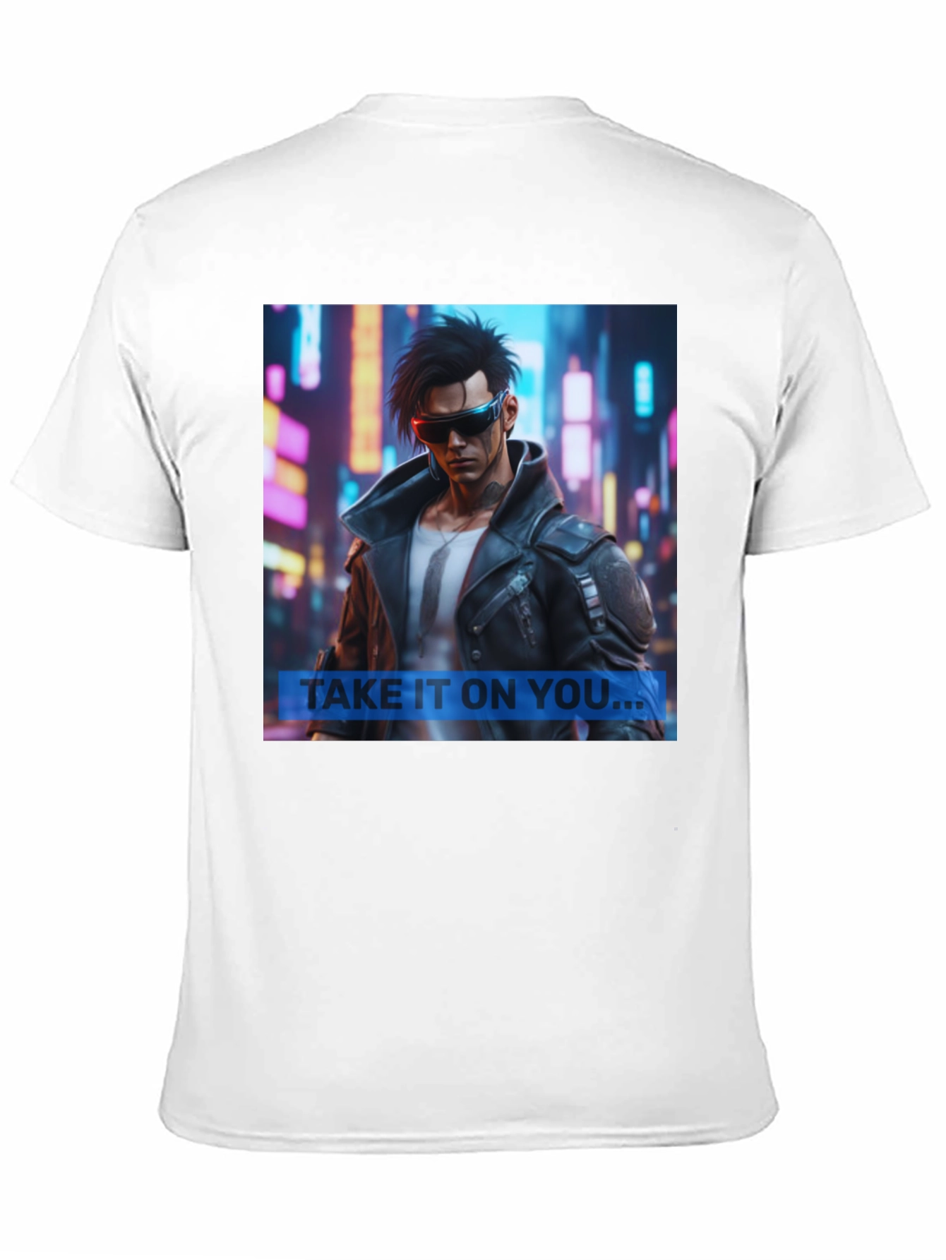 Cyberpunk Style Graphic Tee - Take It On You...