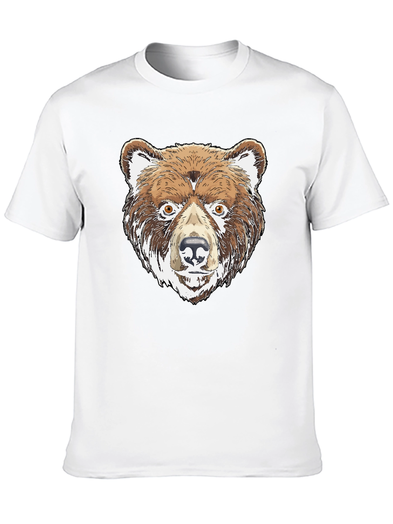 Bear Graphic Tee - Mens Black T-Shirt