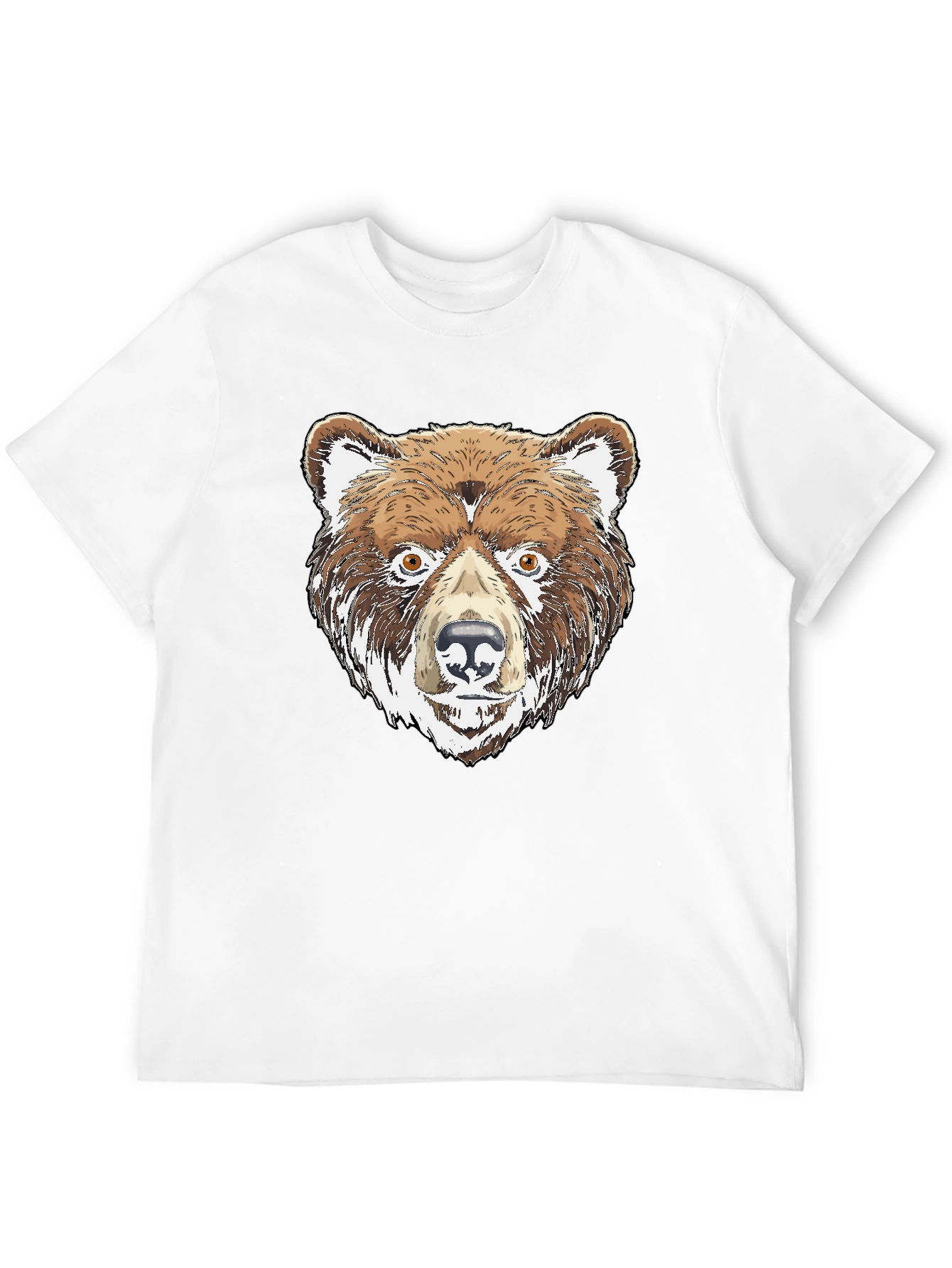 Bear Graphic Tee - Mens Black T-Shirt