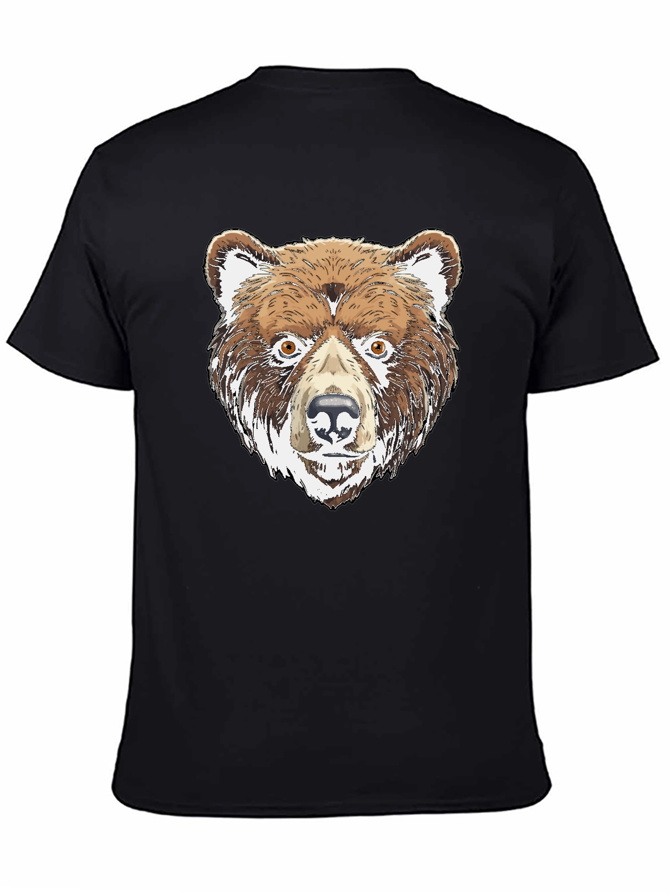 Bear Graphic Tee - Mens Black T-Shirt
