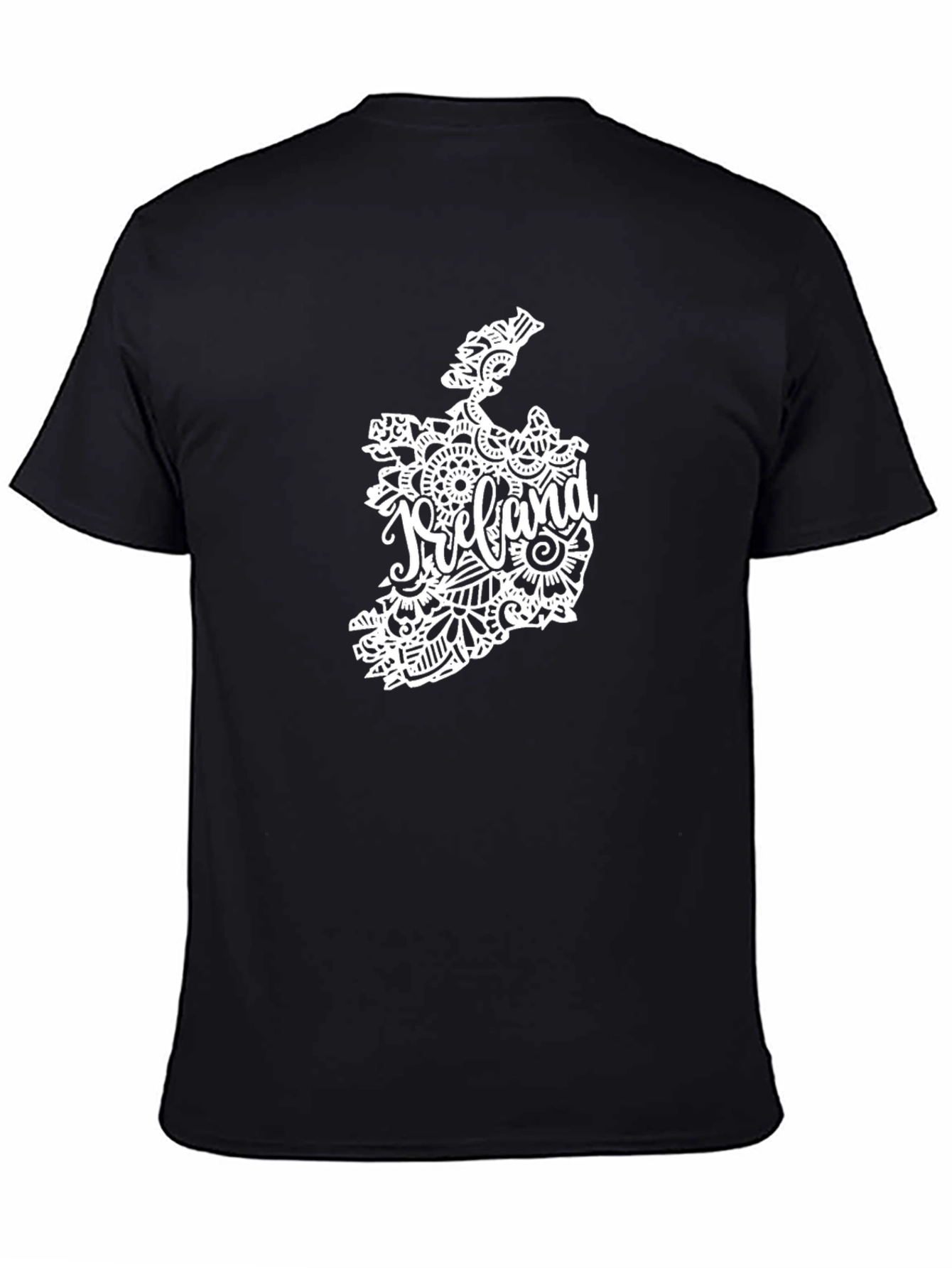 Ireland Map Black T-Shirt