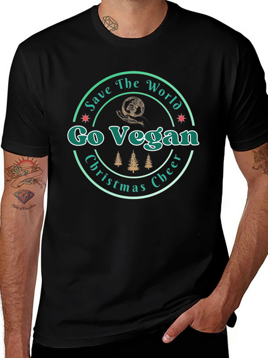 Go Vegan Christmas Cheer T-Shirt