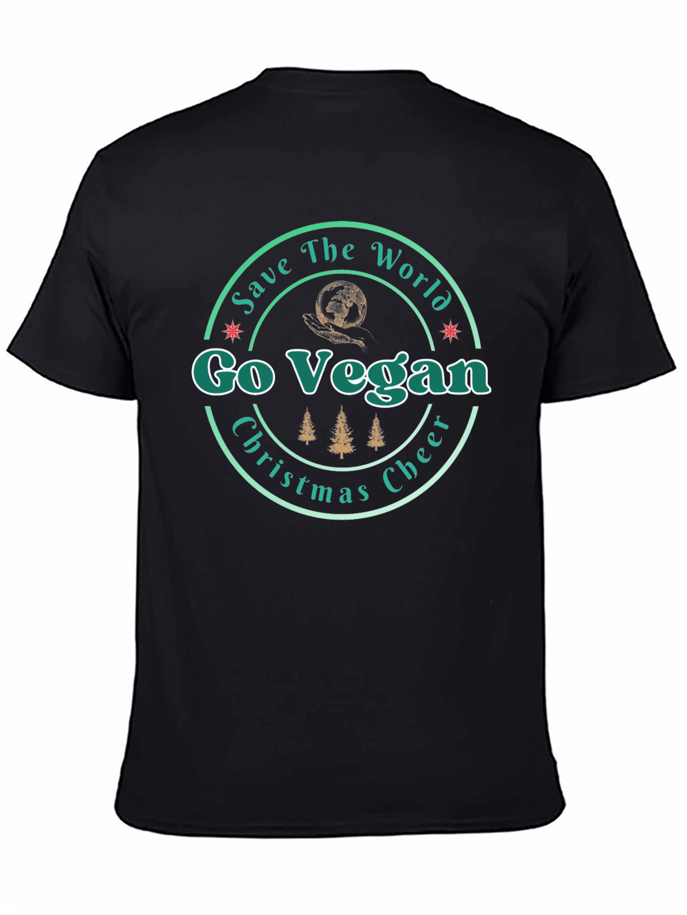 Go Vegan Christmas Cheer T-Shirt