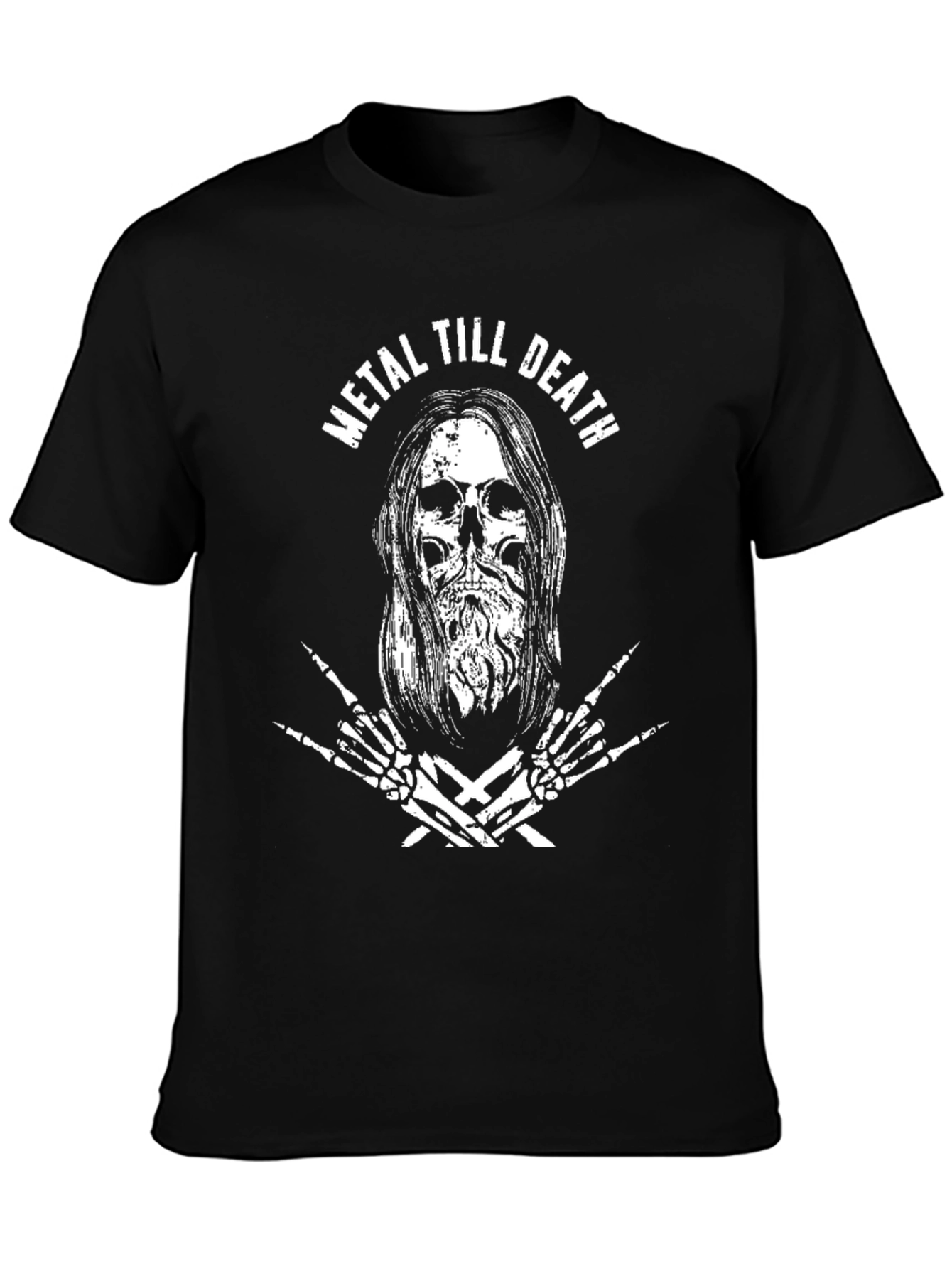 Metal Till Death Graphic T-Shirt