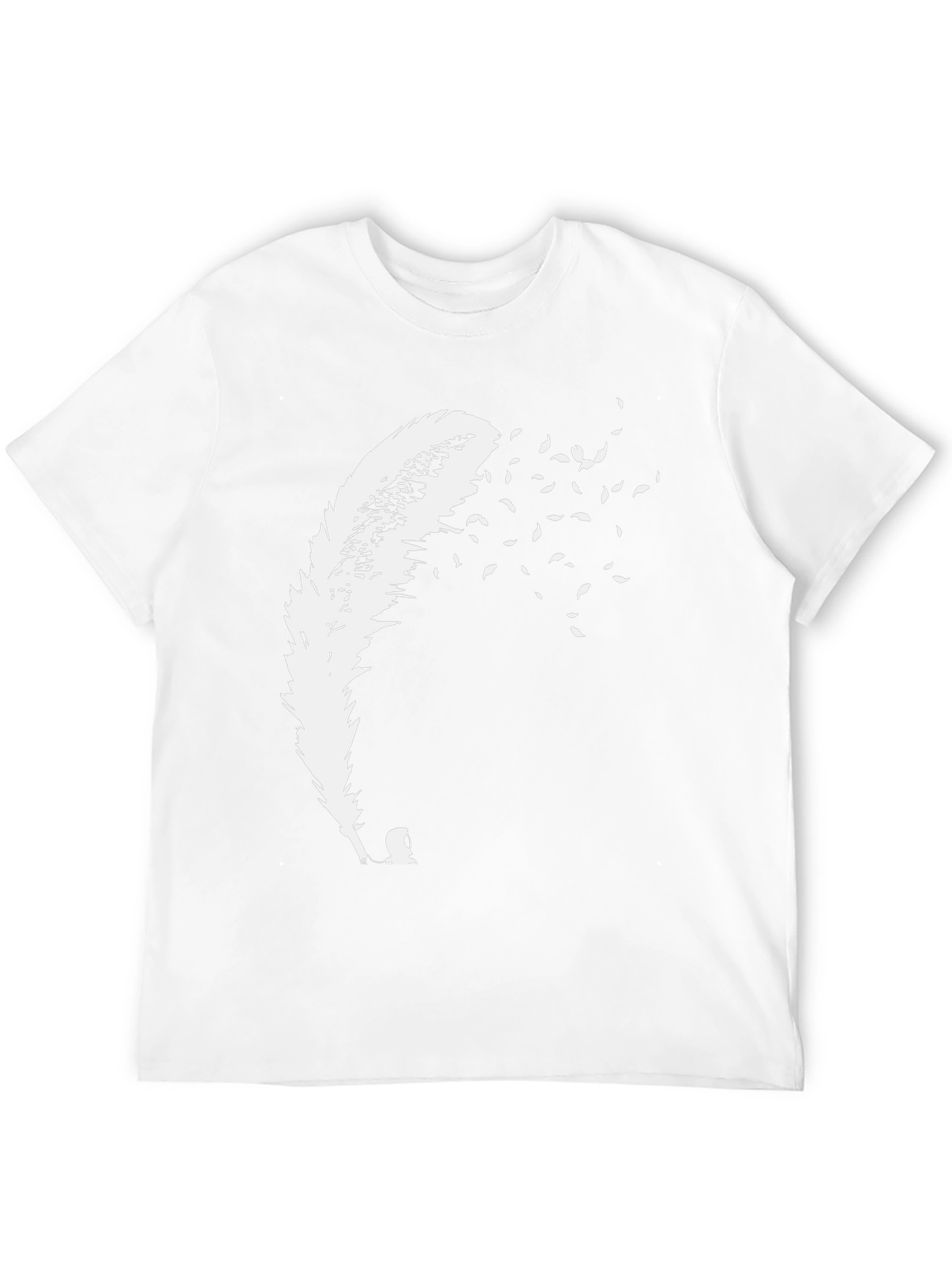 Feather Fade T-Shirt - Black