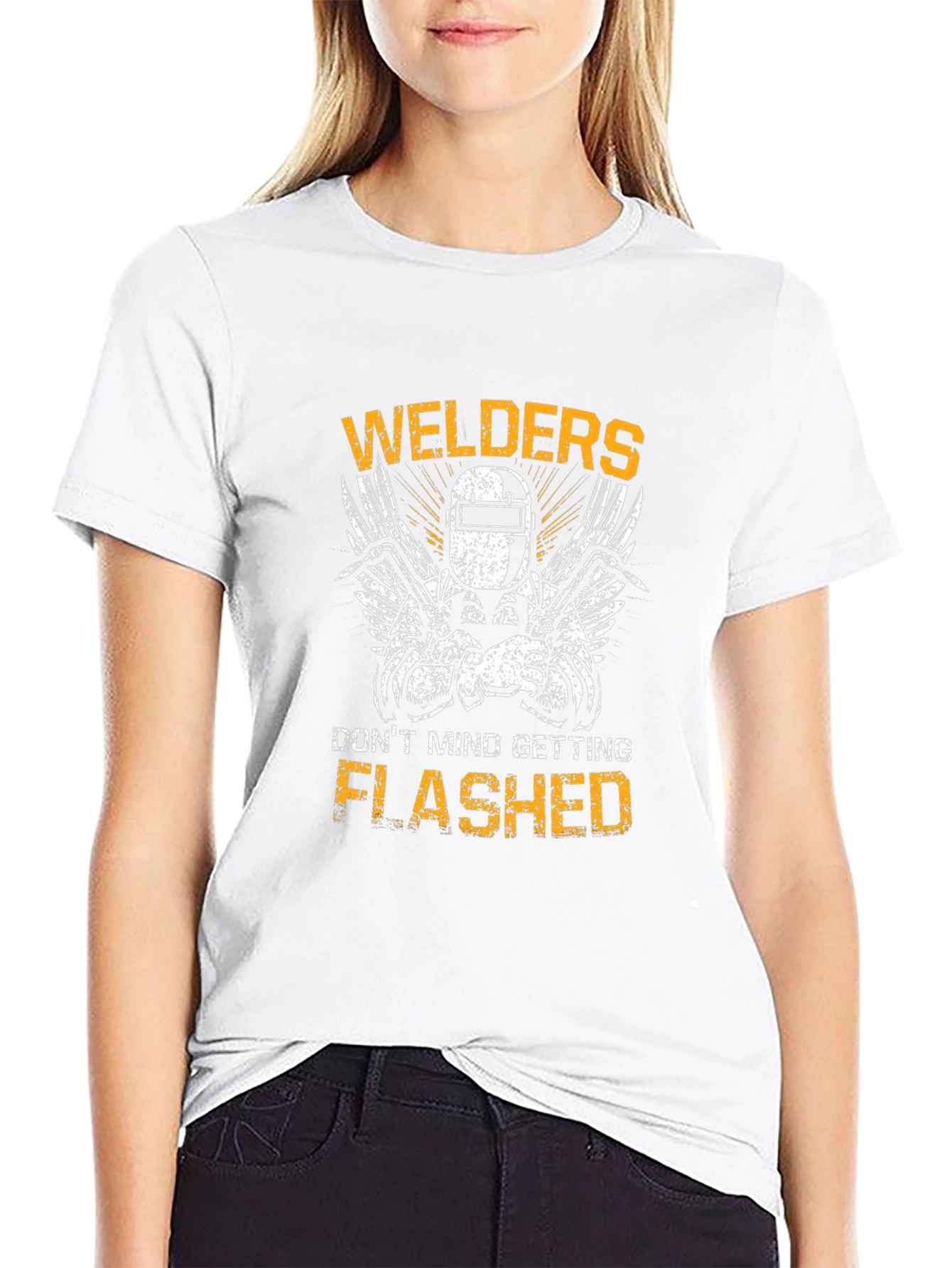 Welder Flashed Graphic T-Shirt