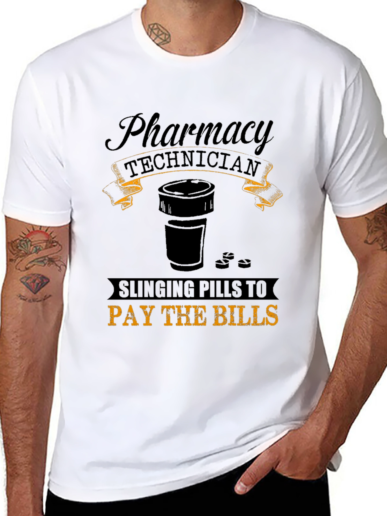 Pharmacy Technician Funny Graphic T-Shirt