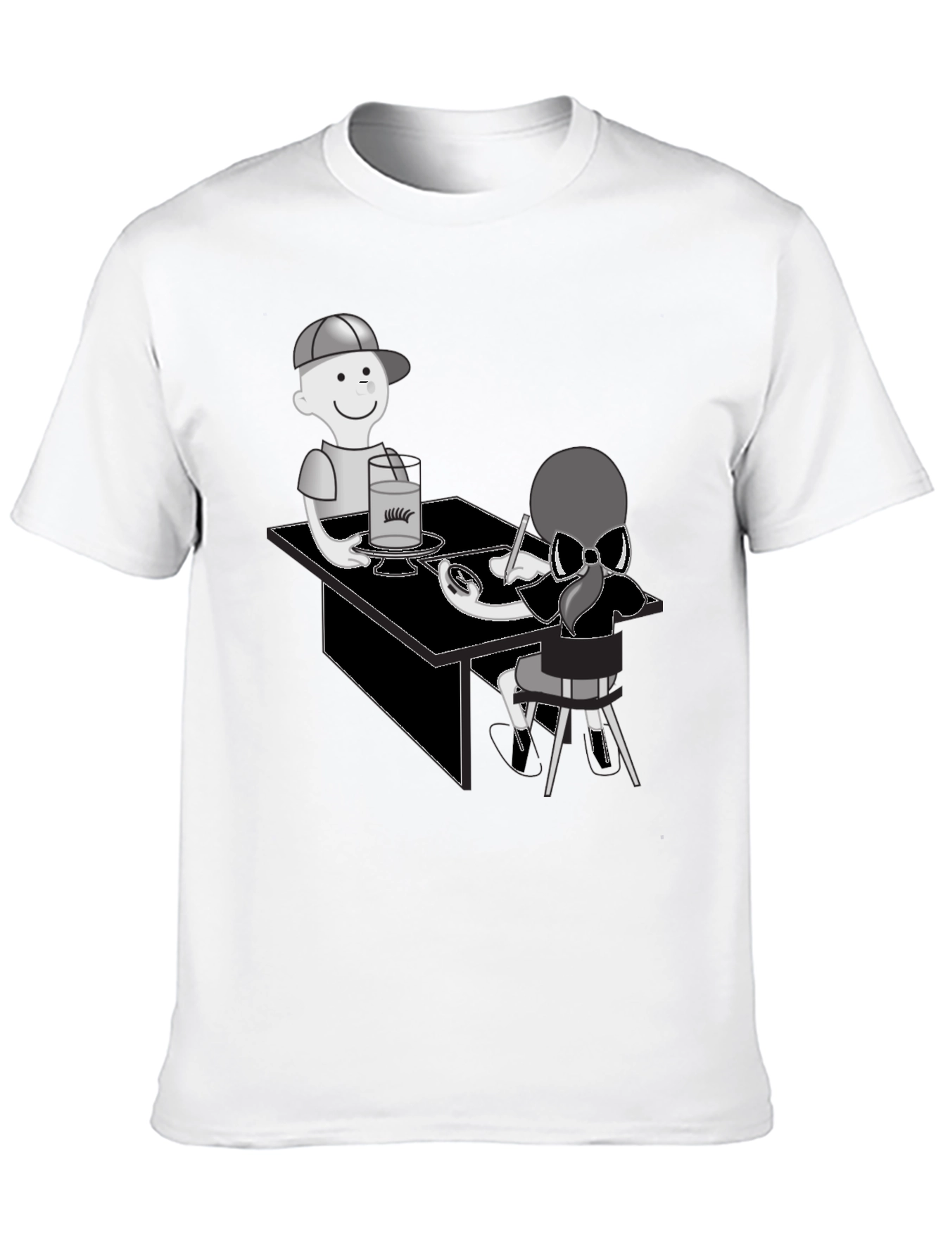 Cartoon Graphic T-Shirt - Artist Theme