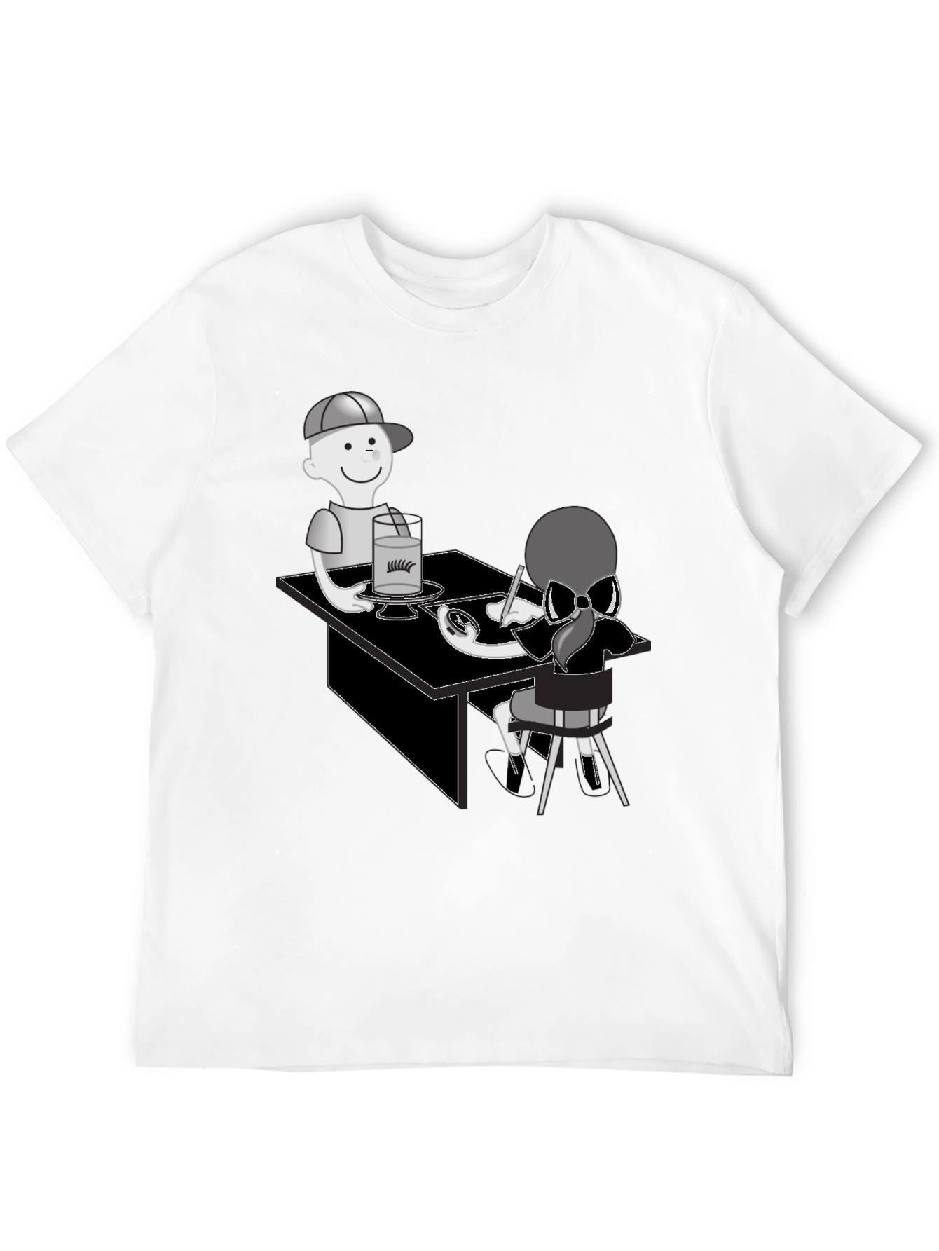 Cartoon Graphic T-Shirt - Artist Theme