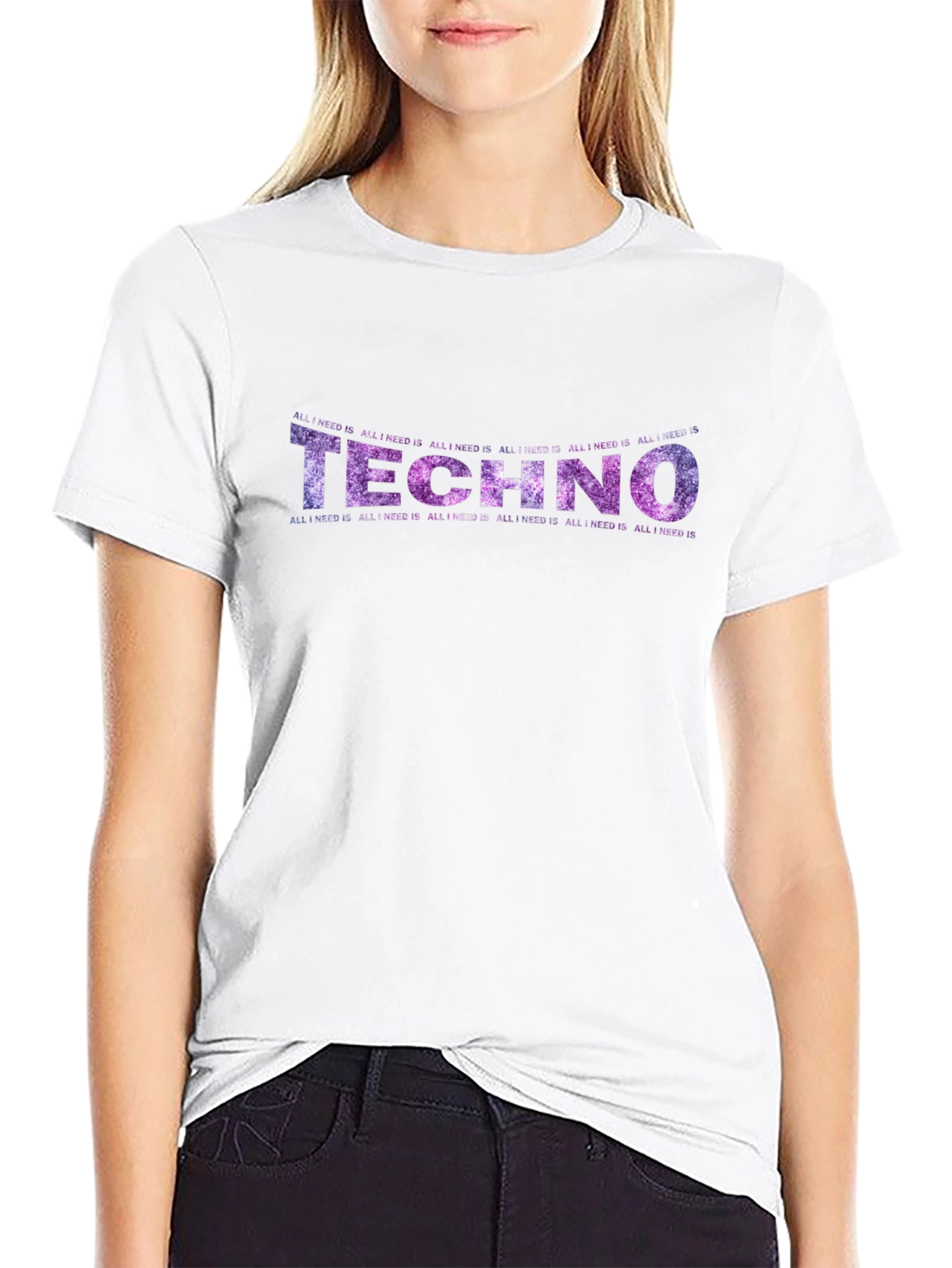 Techno Galaxy T-Shirt: Music Lover Tee