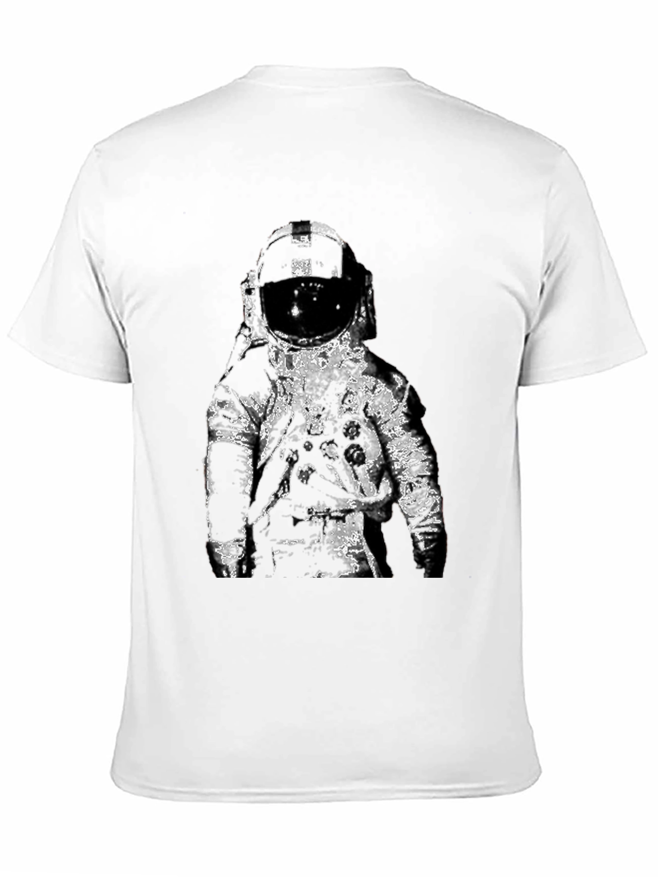 Astronaut Graphic T-Shirt - Black Cotton Tee