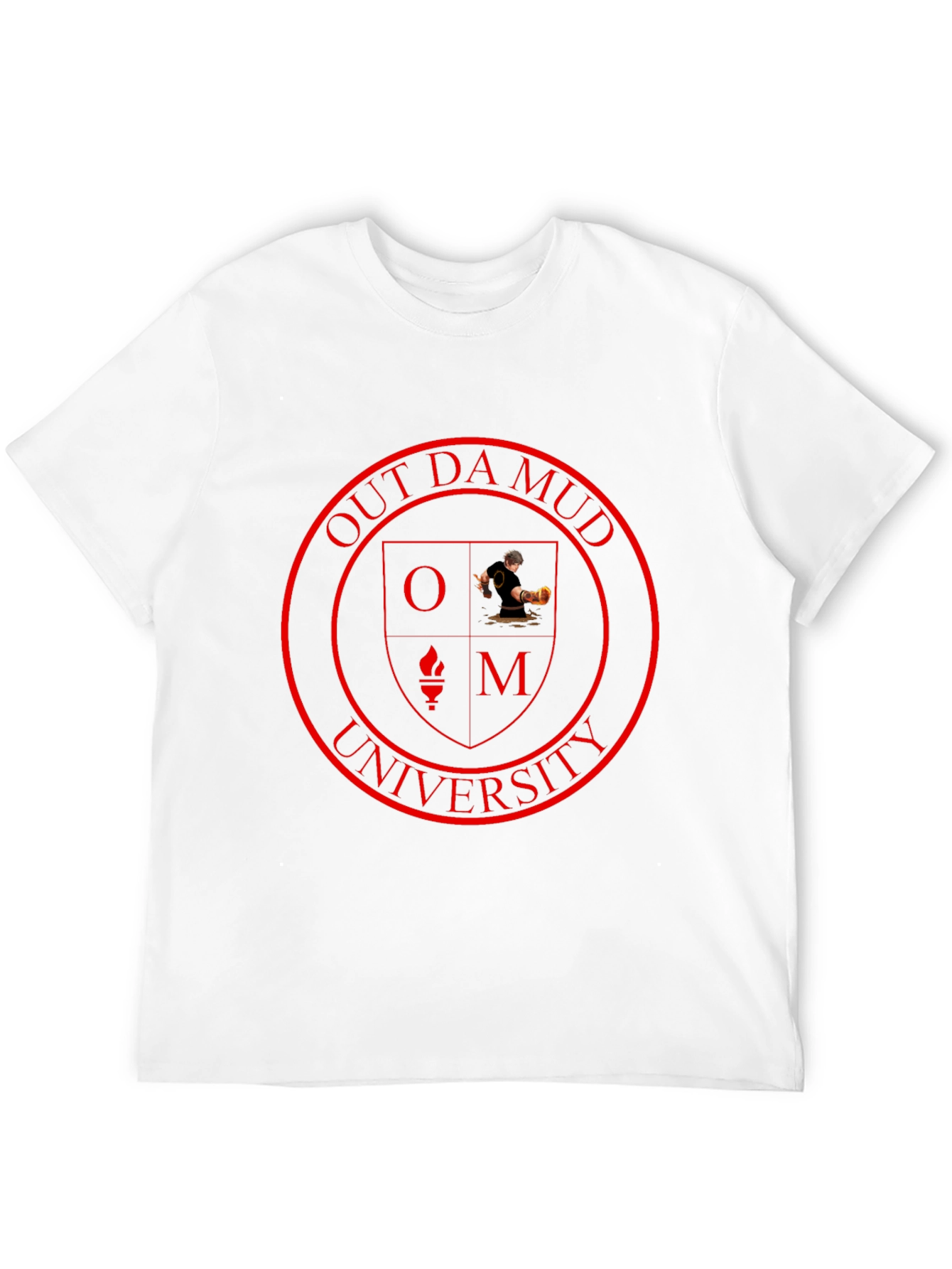 Out Da Mud University Black T-Shirt