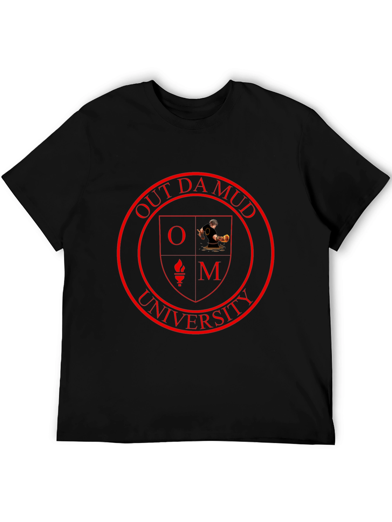 Out Da Mud University Black T-Shirt