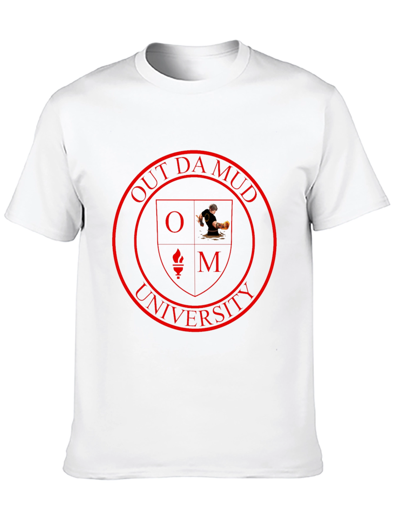 Out Da Mud University Black T-Shirt