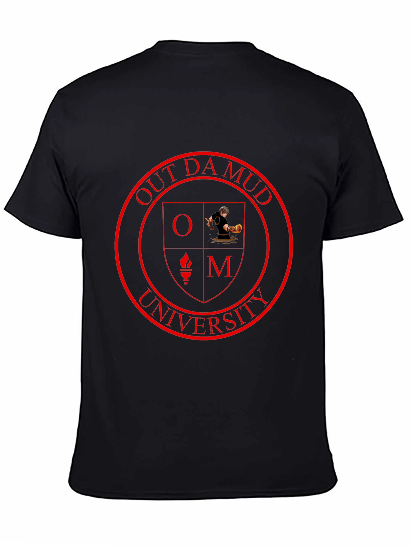 Out Da Mud University Black T-Shirt