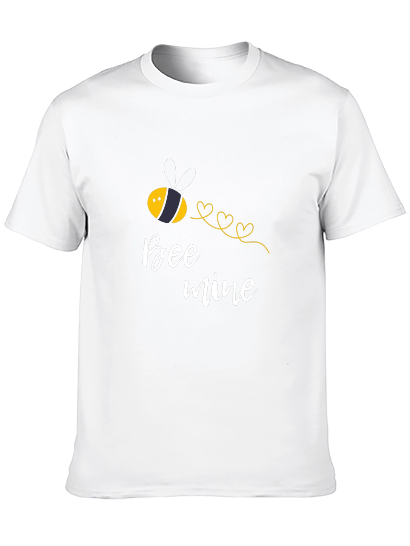 Bee Mine Black T-Shirt - Sweet Valentines Day Gift
