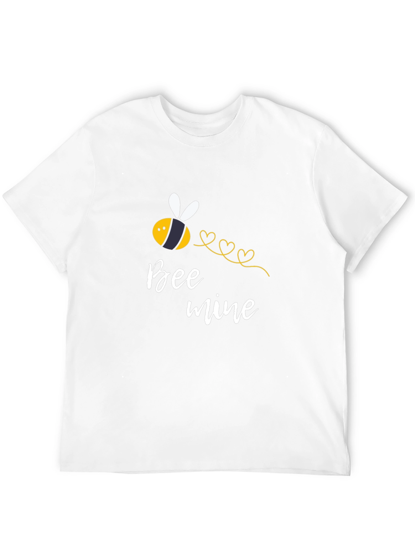 Bee Mine Black T-Shirt - Sweet Valentines Day Gift