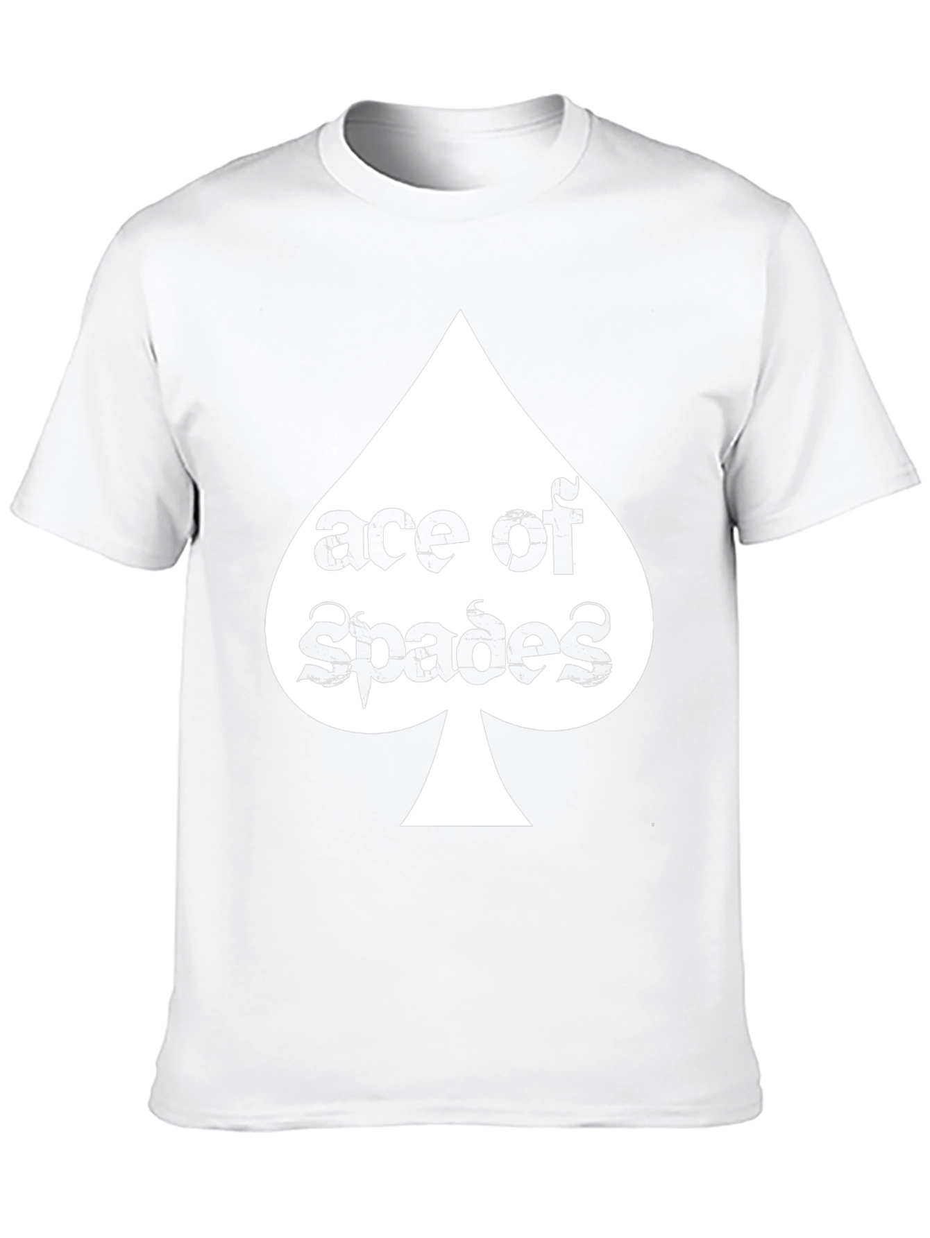 Ace of Spades Graphic Tee - Black Cotton T-Shirt