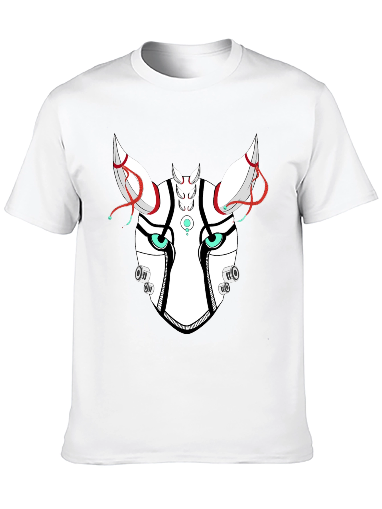 Cyberpunk Fox T-Shirt - Futuristic Streetwear