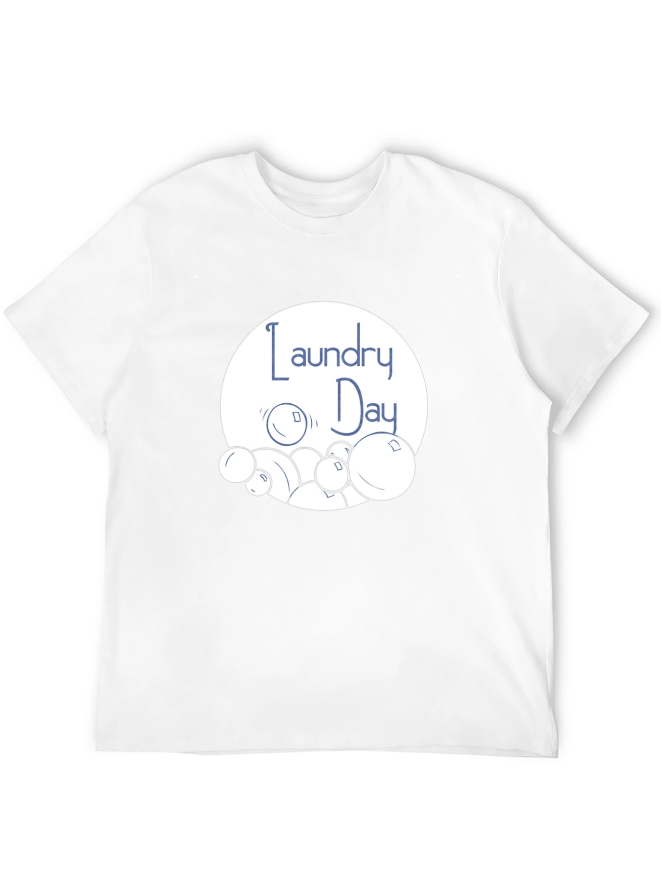 Laundry Day Graphic T-Shirt - Black Cotton Tee