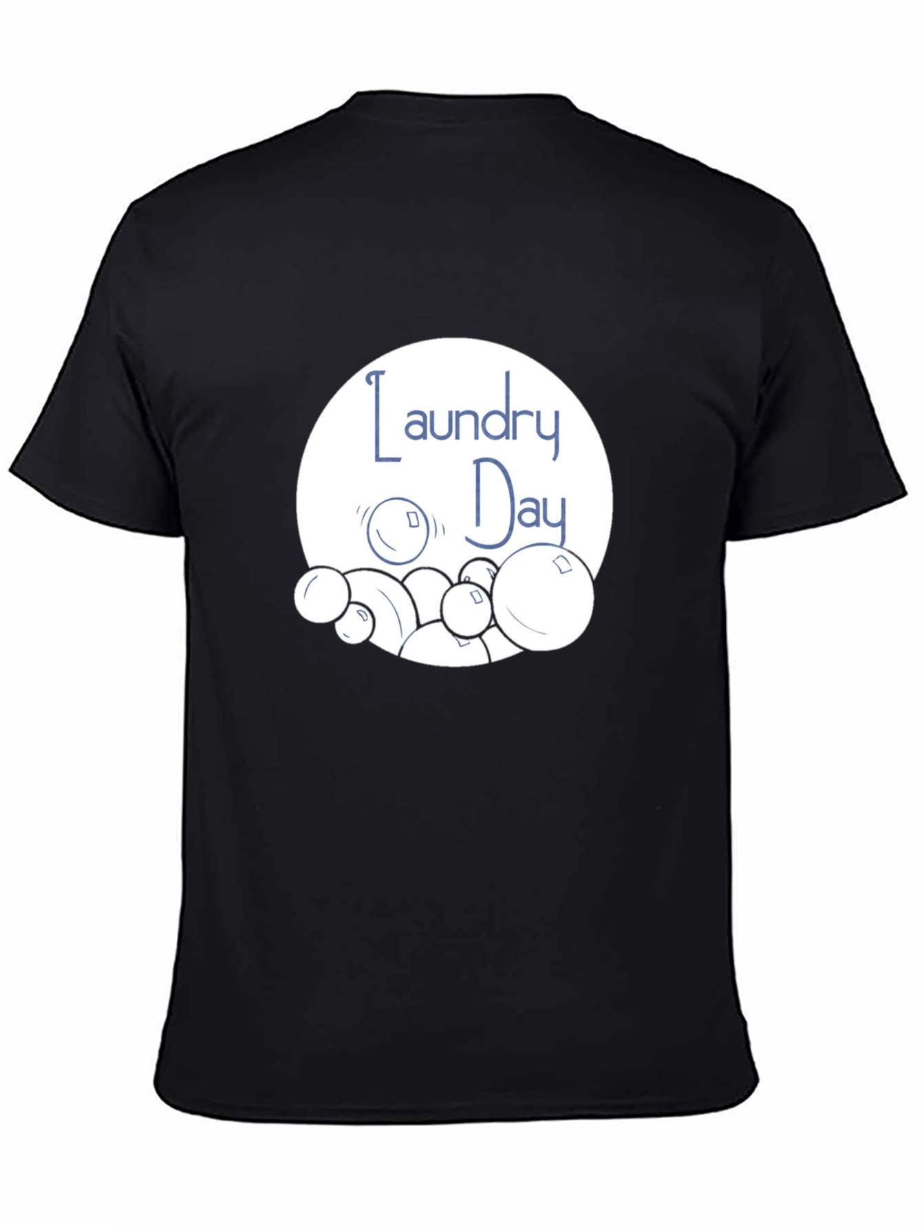 Laundry Day Graphic T-Shirt - Black Cotton Tee