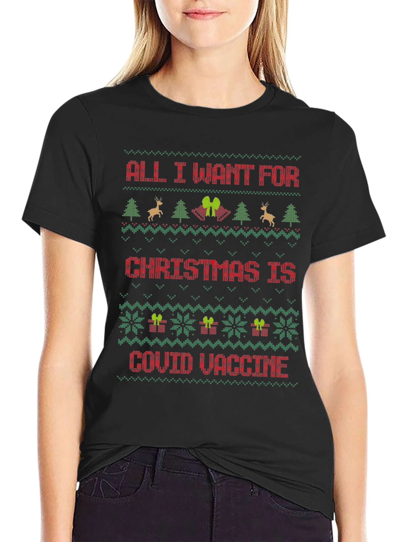 COVID Vaccine Christmas T-Shirt