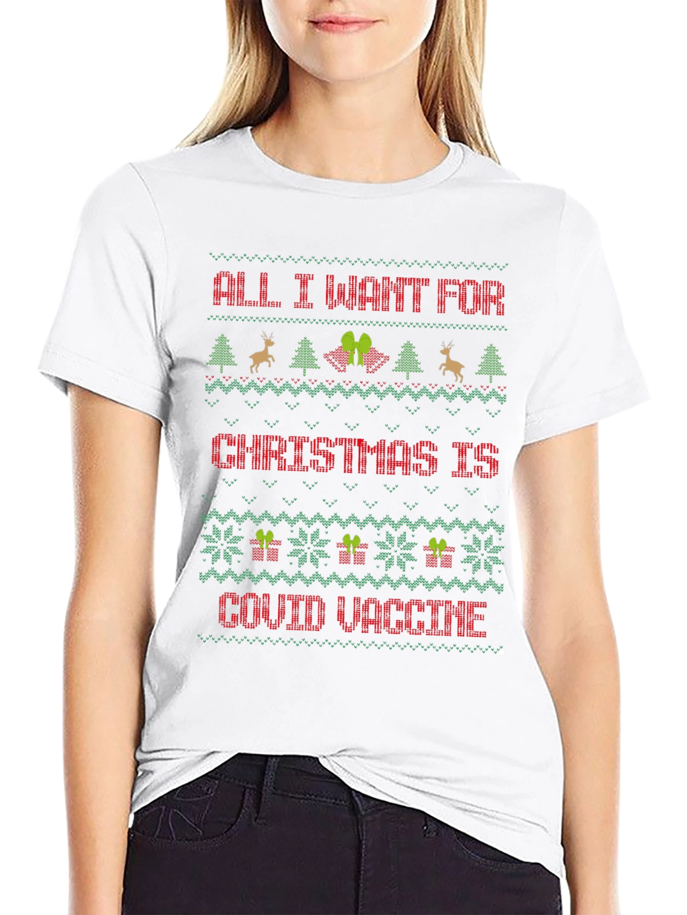 COVID Vaccine Christmas T-Shirt