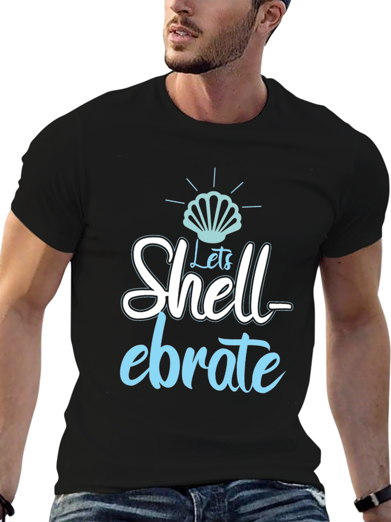 Shell-ebrate Graphic Tee - Beach Party Ready!