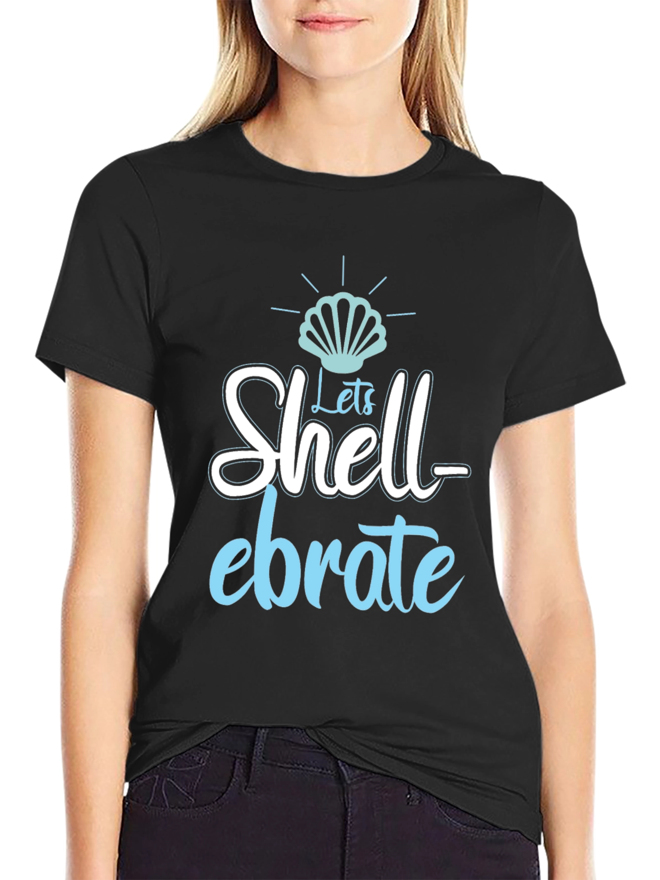 Shell-ebrate Graphic Tee - Beach Party Ready!