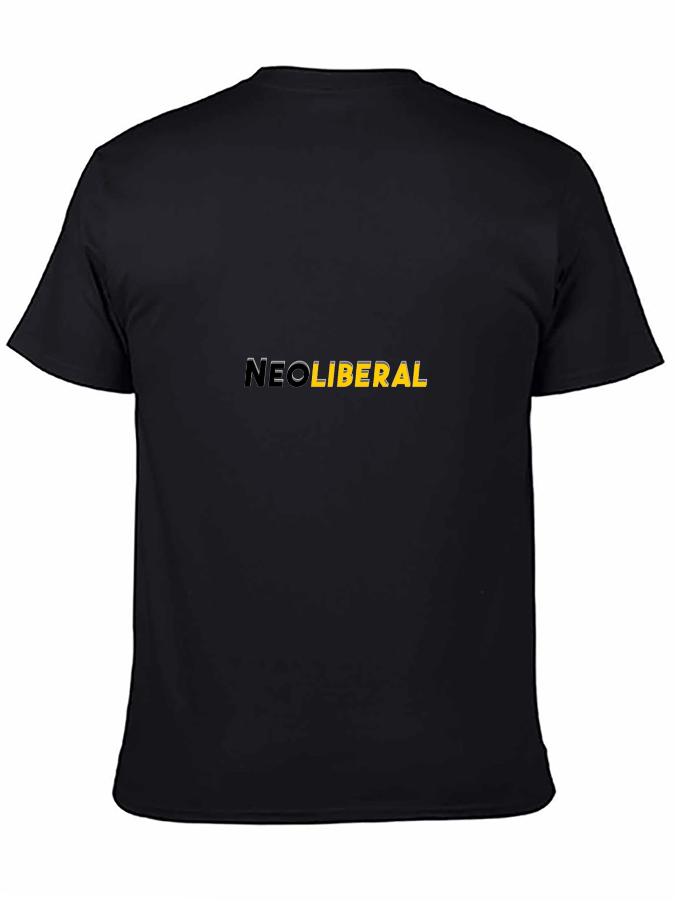 Neoliberal Graphic Tee - Black Unisex T-Shirt