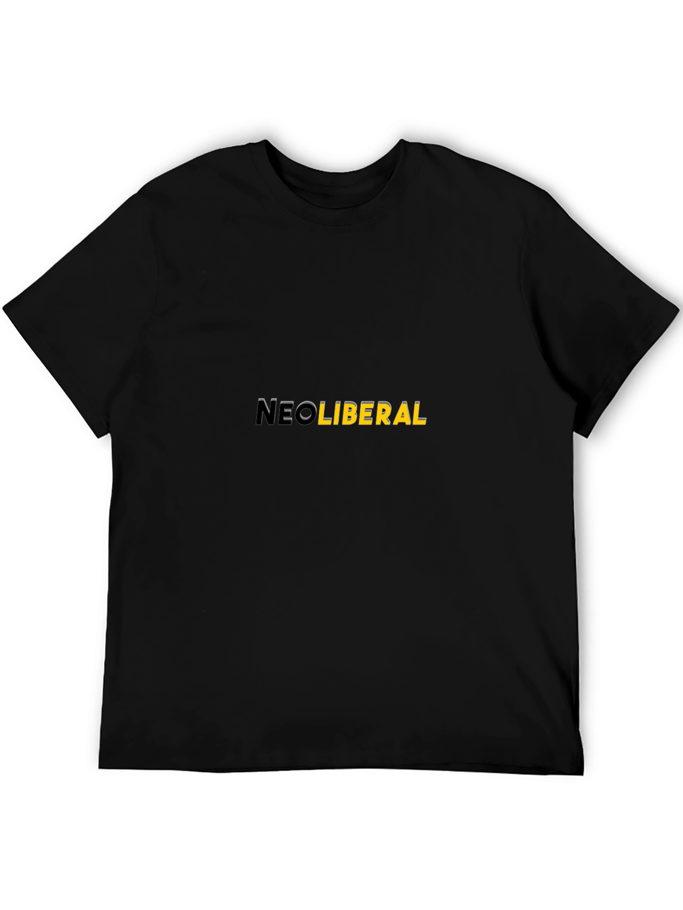 Neoliberal Graphic Tee - Black Unisex T-Shirt