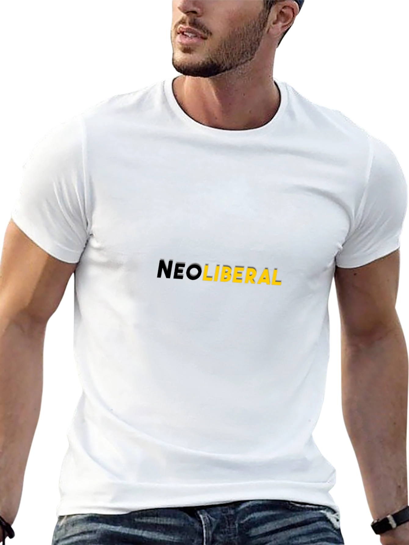 Neoliberal Graphic Tee - Black Unisex T-Shirt