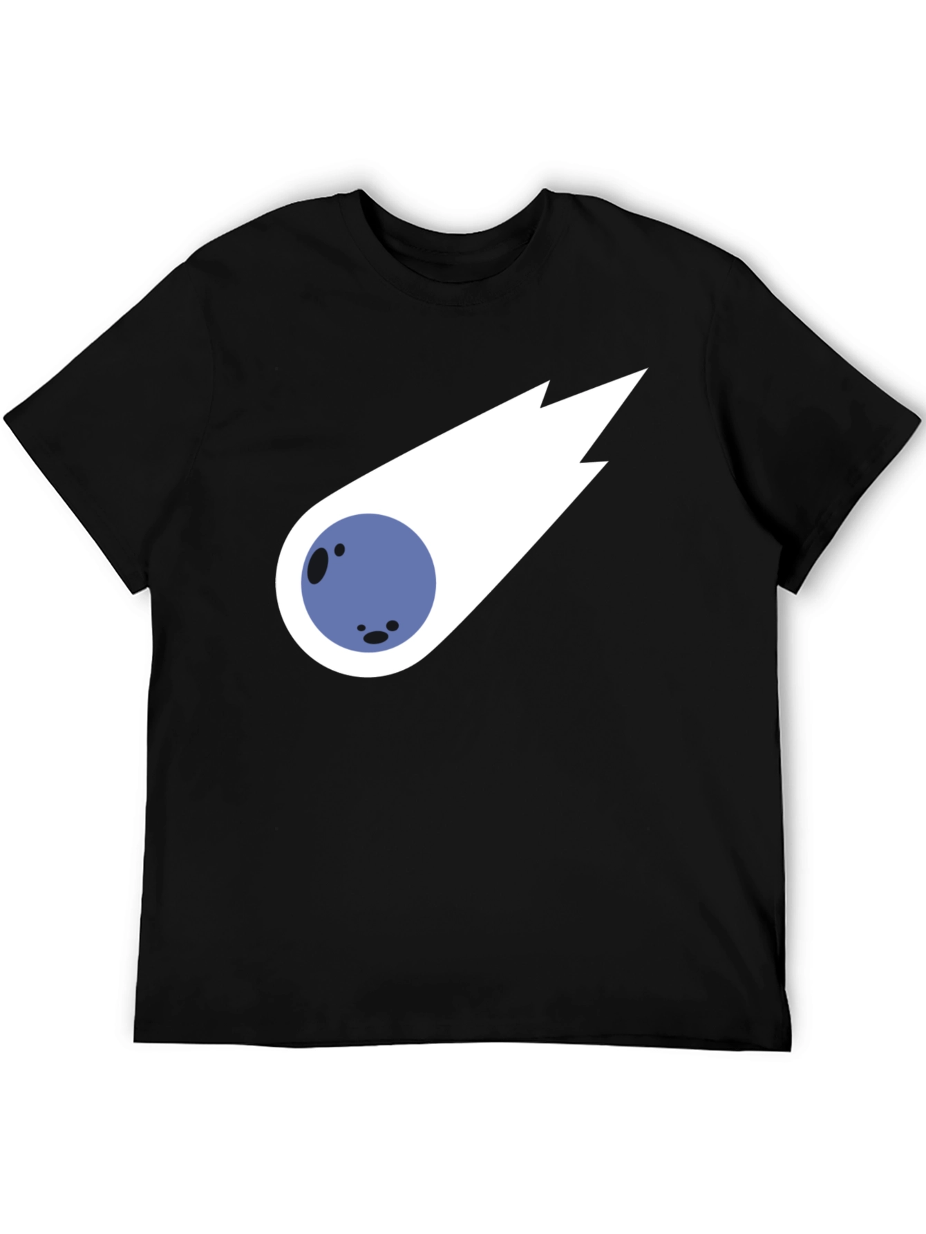 Black Comet T-Shirt - Trendy Graphic Tee