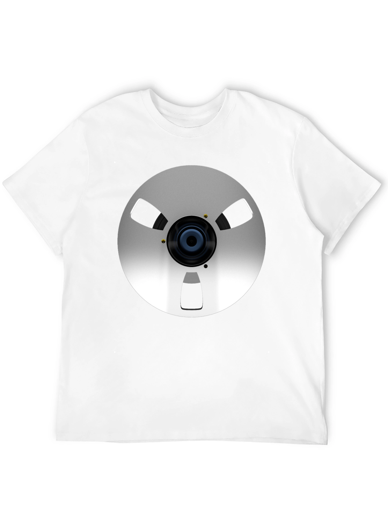 Retro Reel-to-Reel Graphic T-Shirt