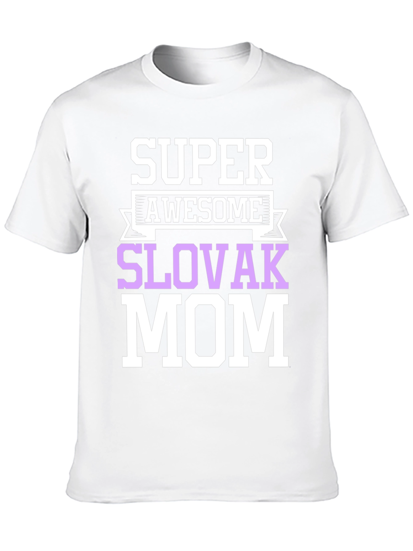 Super Awesome Slovak Mom Graphic T-Shirt