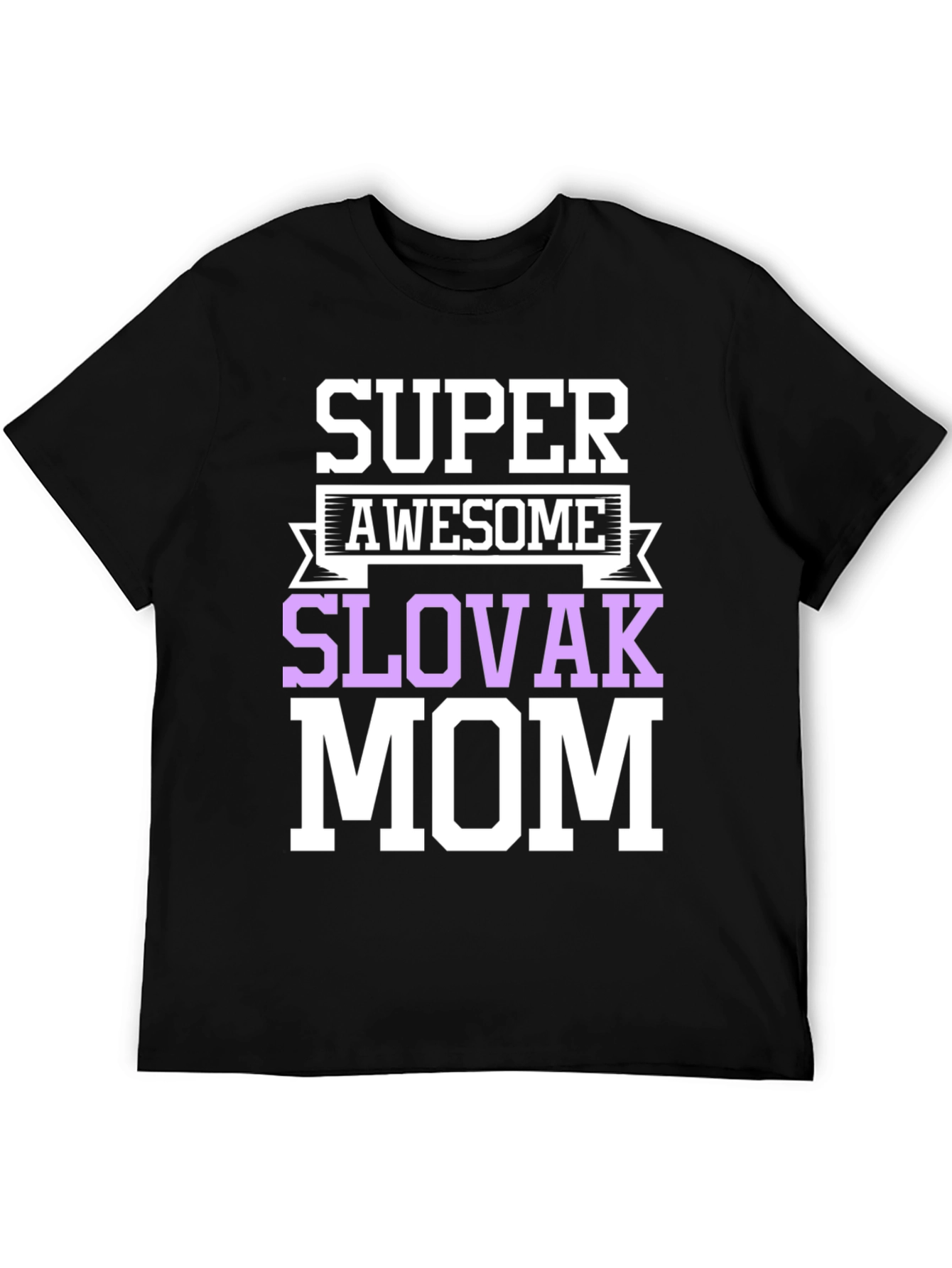 Super Awesome Slovak Mom Graphic T-Shirt
