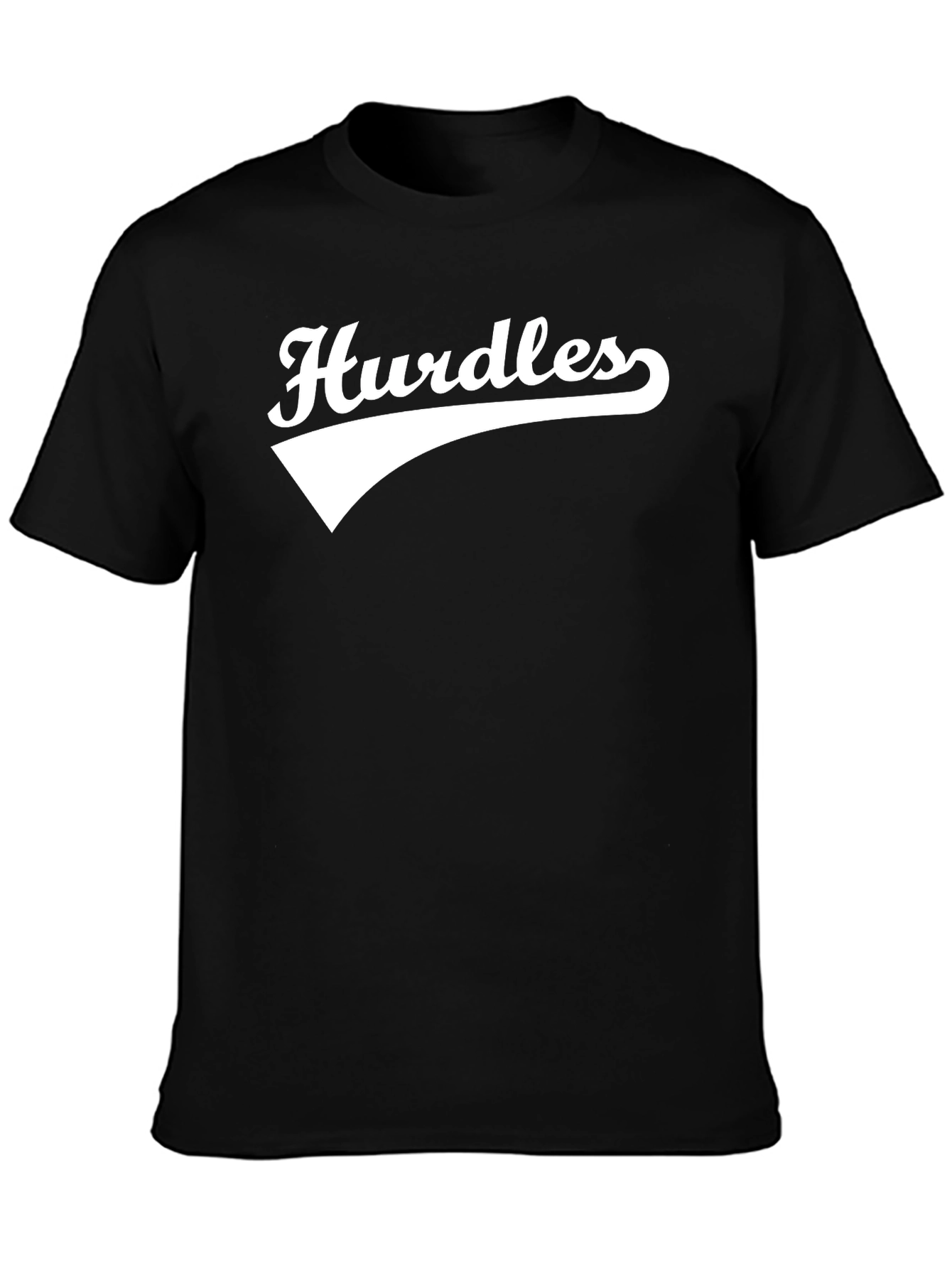 Hurdles Black Graphic Tee