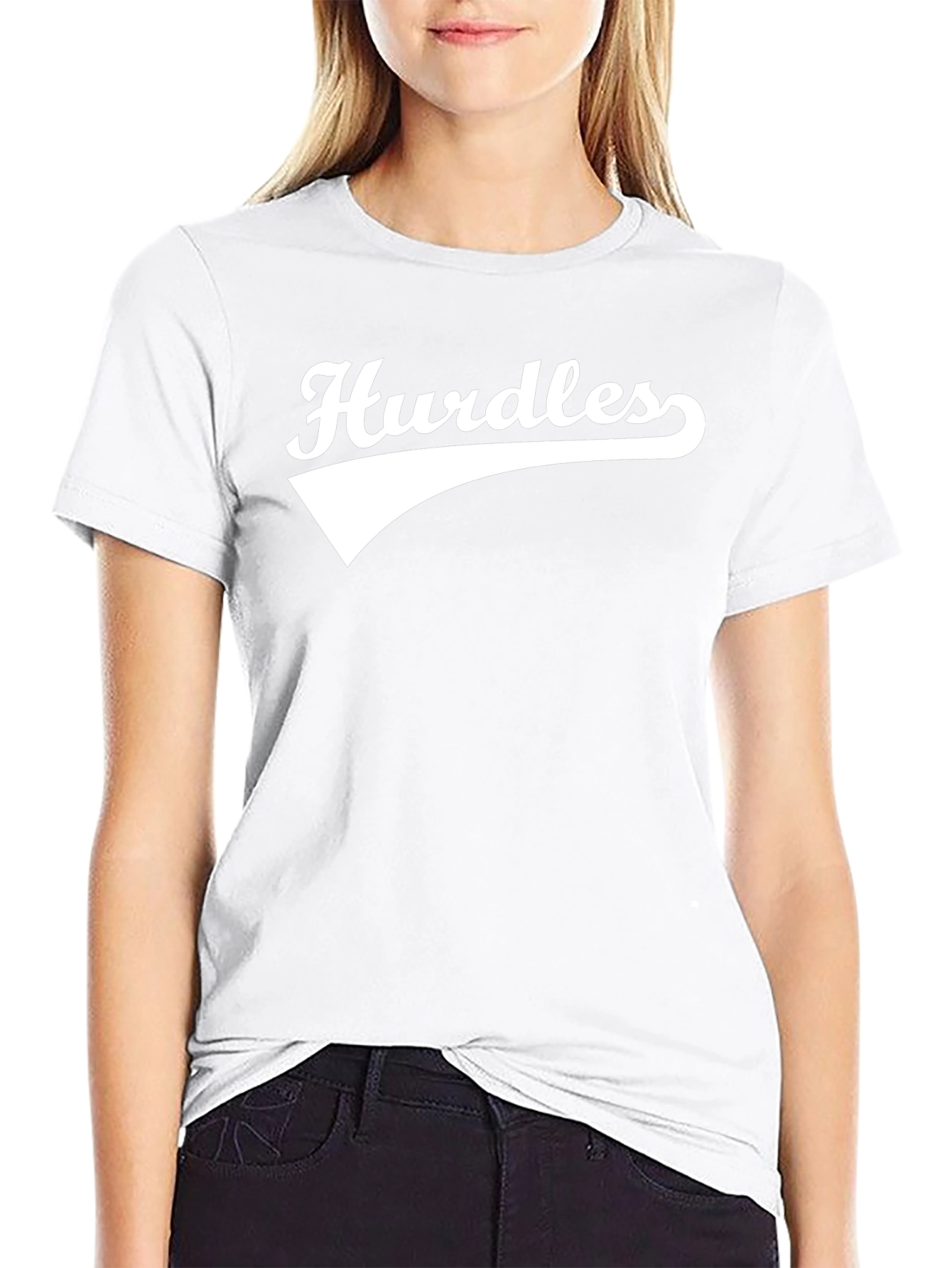 Hurdles Black Graphic Tee