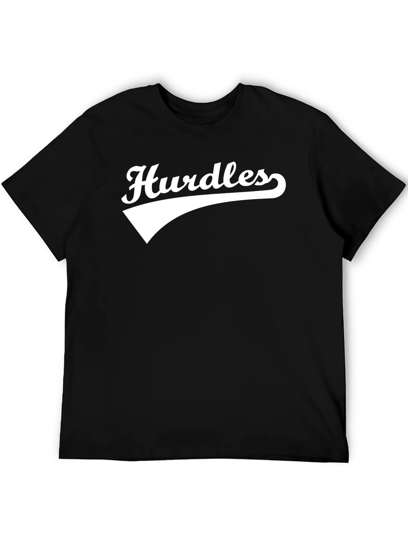 Hurdles Black Graphic Tee