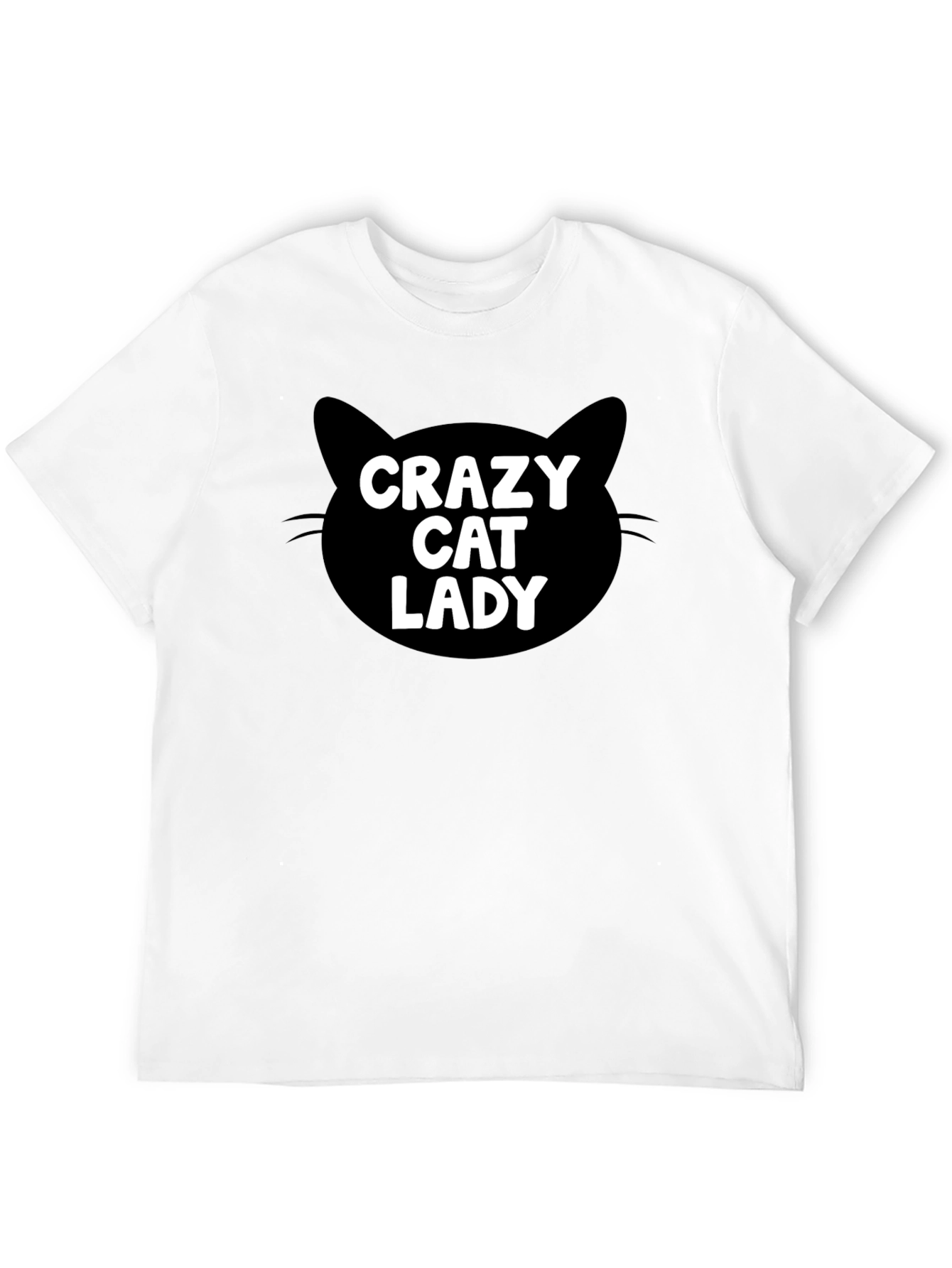 Crazy Cat Lady T-Shirt - Black