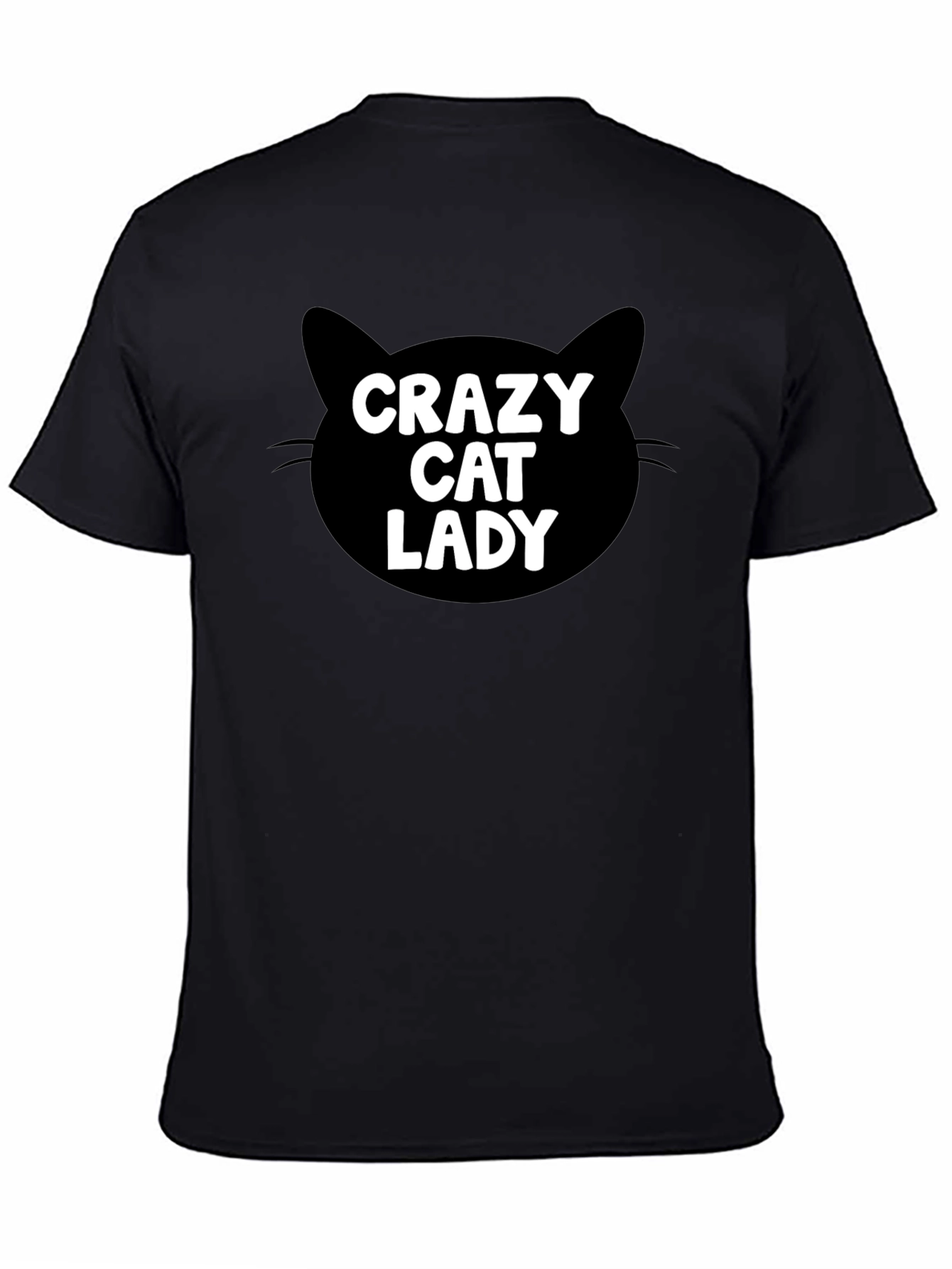 Crazy Cat Lady T-Shirt - Black