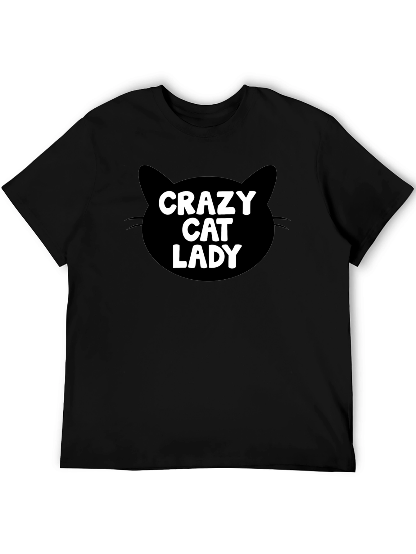 Crazy Cat Lady T-Shirt - Black