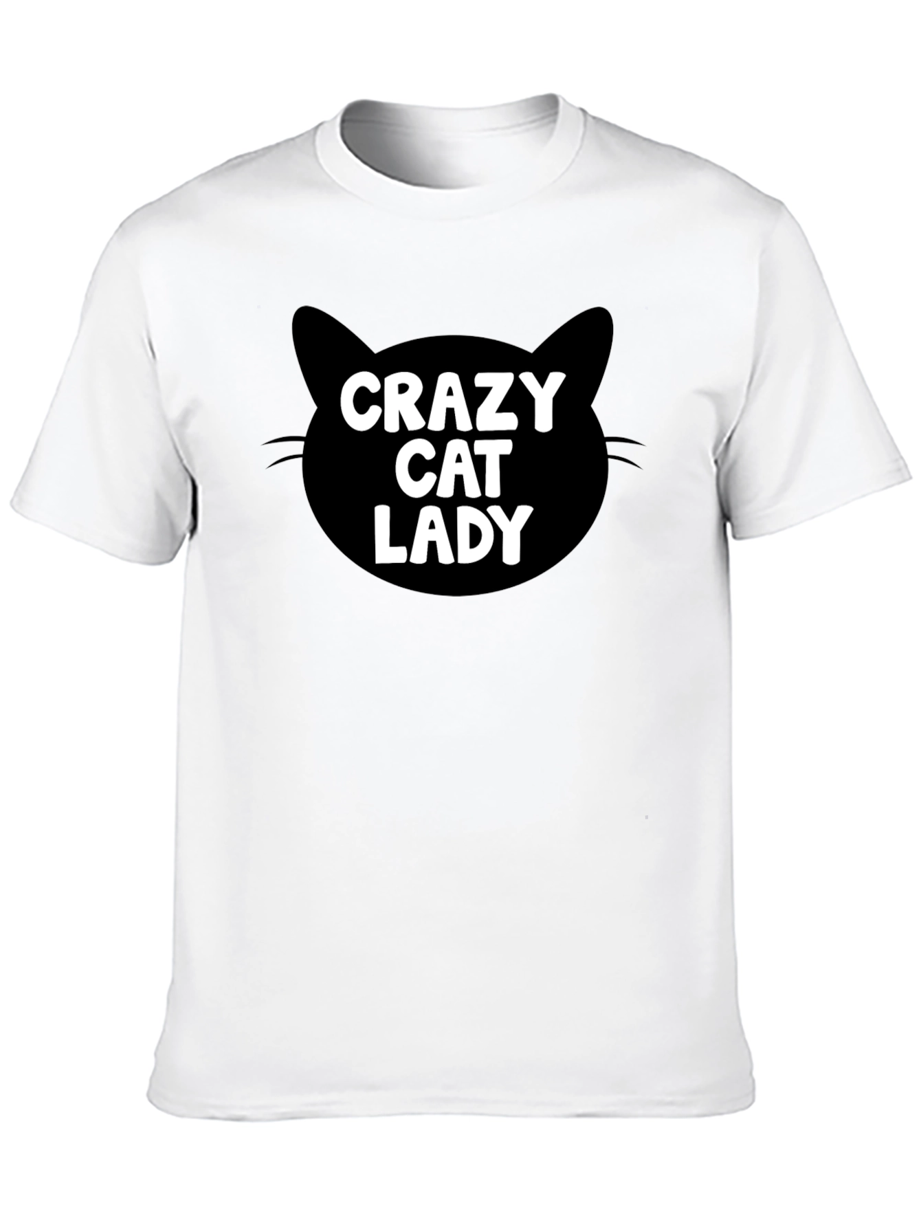 Crazy Cat Lady T-Shirt - Black