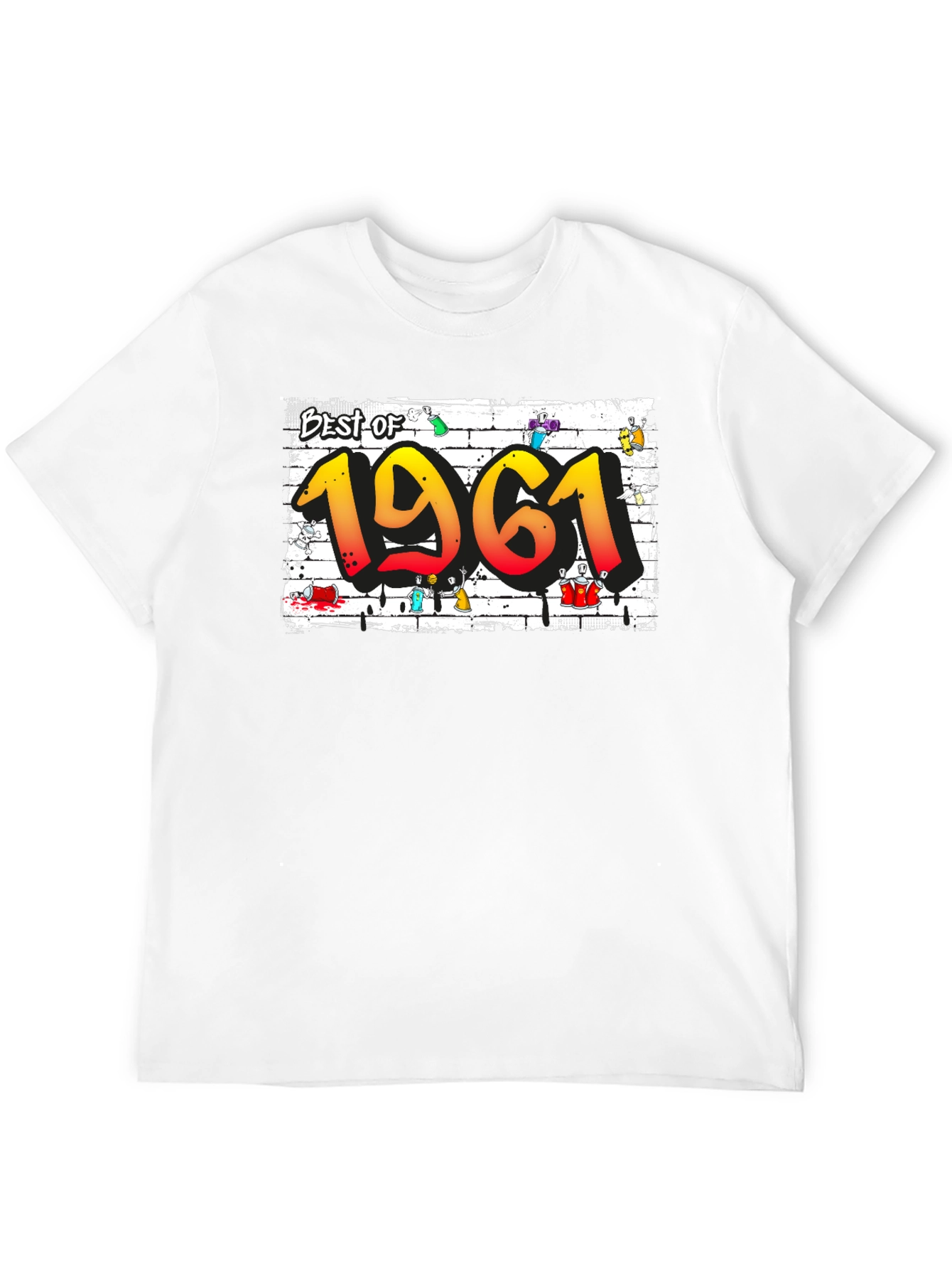 Best of 1961 Graffiti Style Graphic T-Shirt