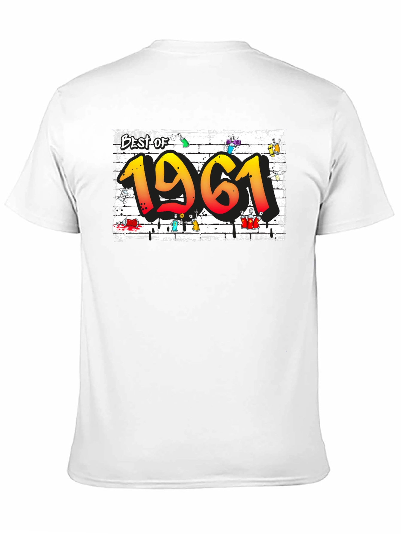 Best of 1961 Graffiti Style Graphic T-Shirt