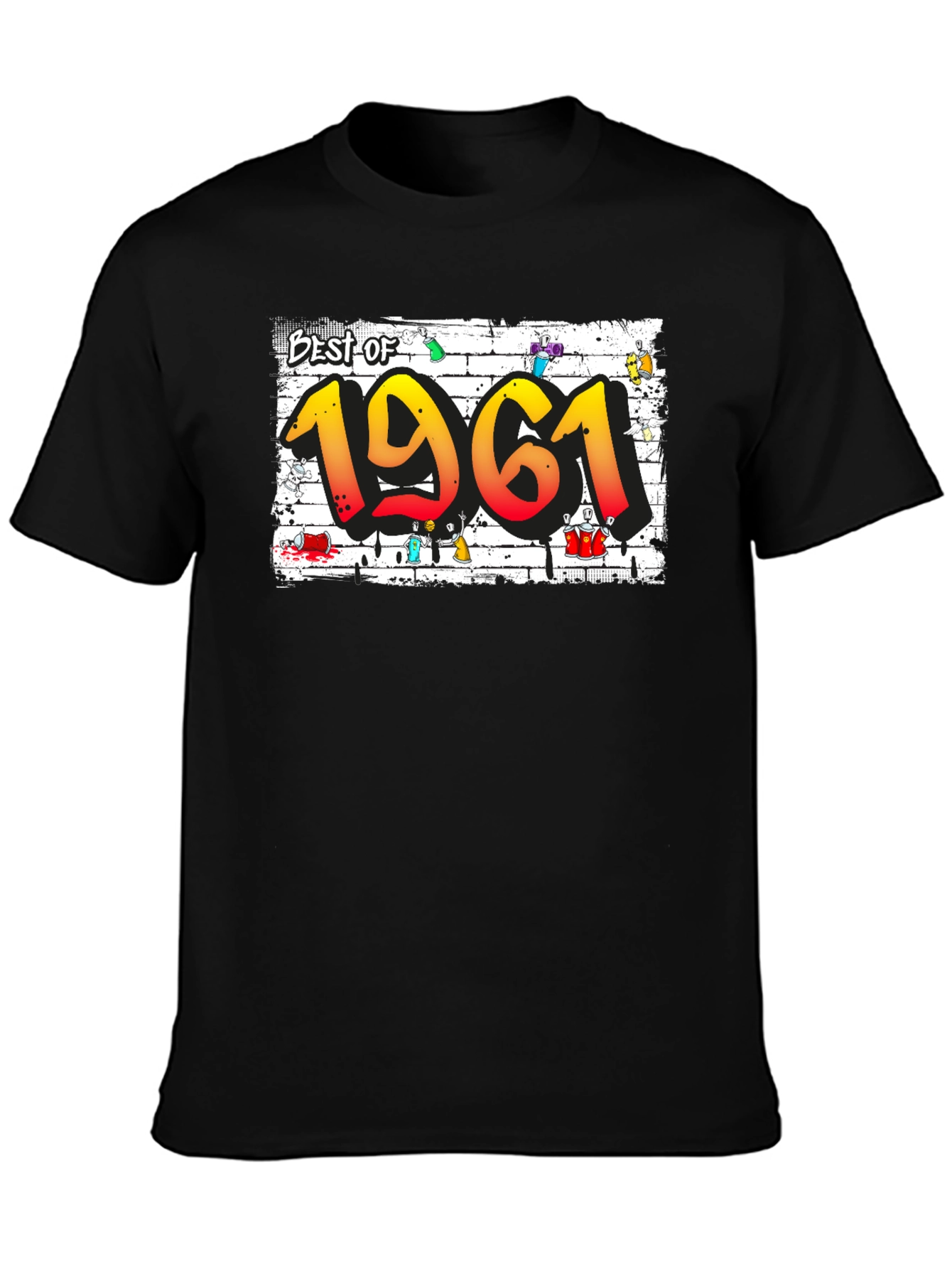 Best of 1961 Graffiti Style Graphic T-Shirt