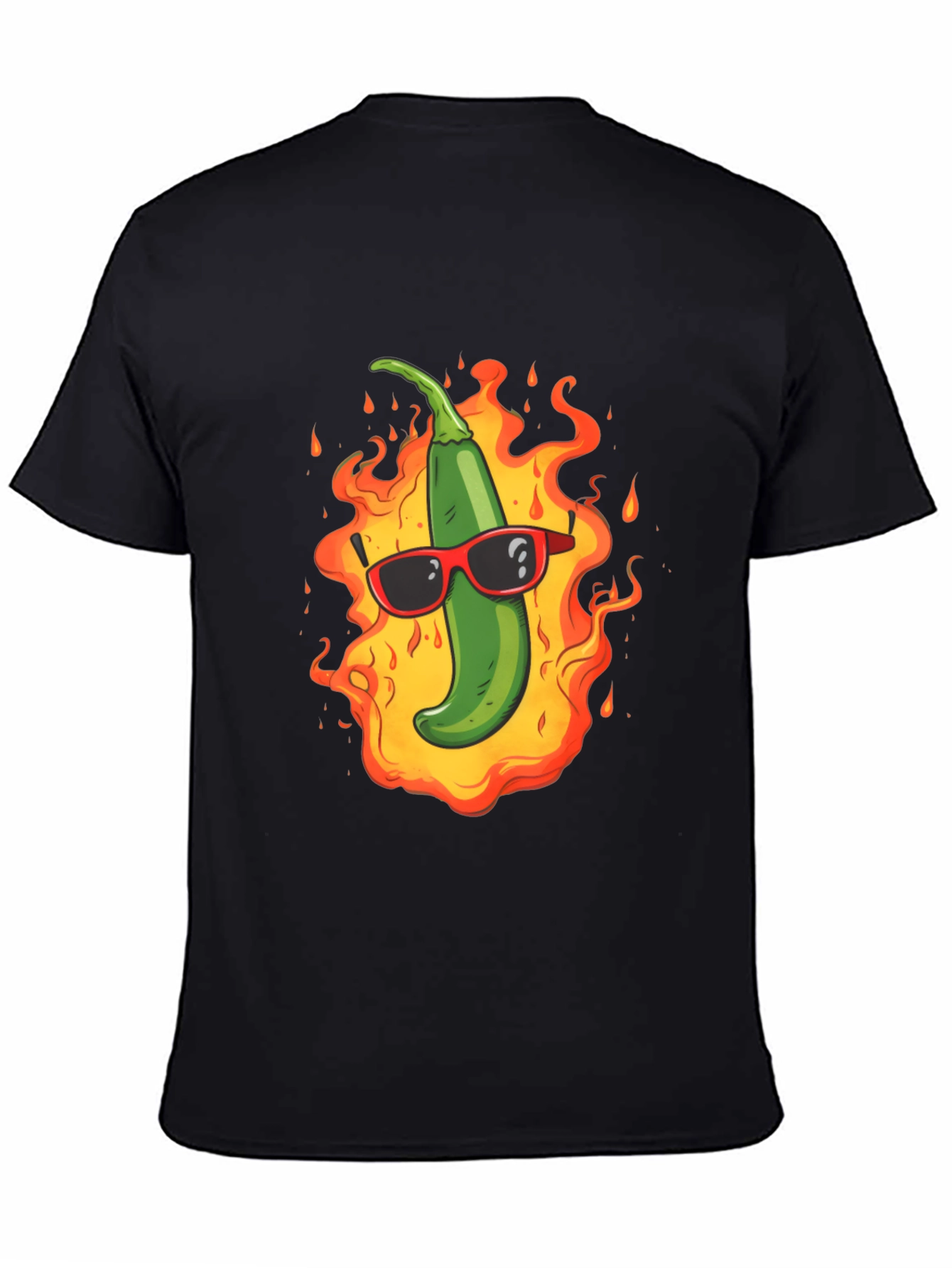 Spicy Chili Pepper T-Shirt - Cool in Flames!